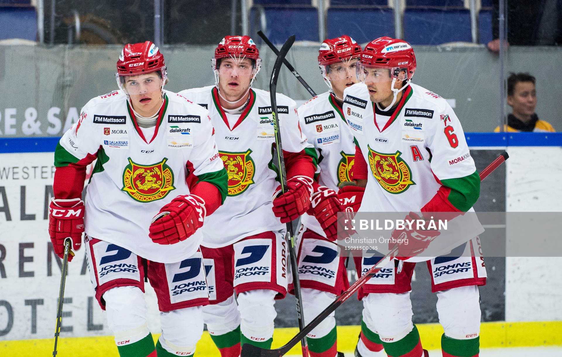 Moras Erlend Lesund, Patrik Karlkvist, Emil Bejmo och