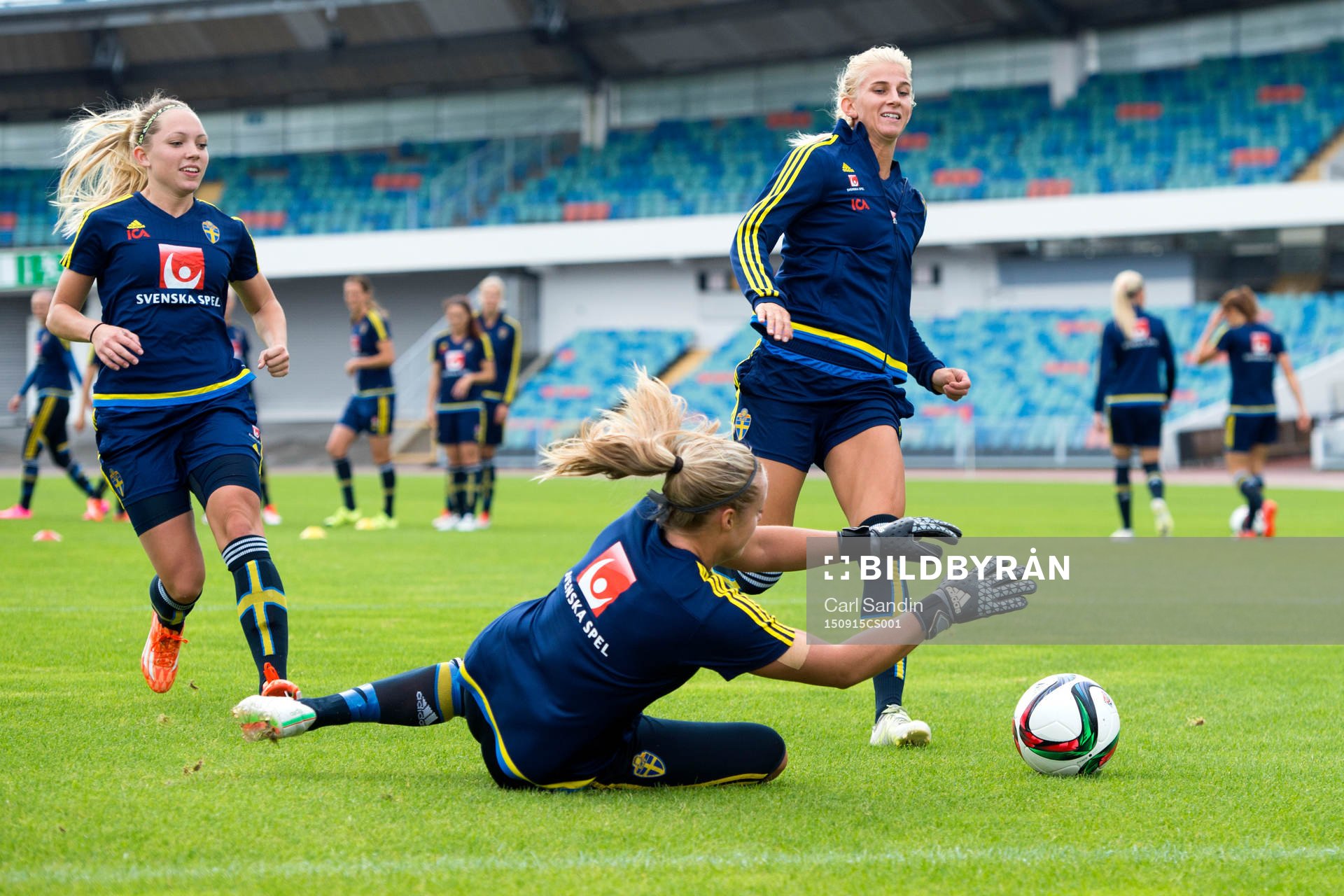 Sveriges Elin Rubensson och Sofia Jakobsson