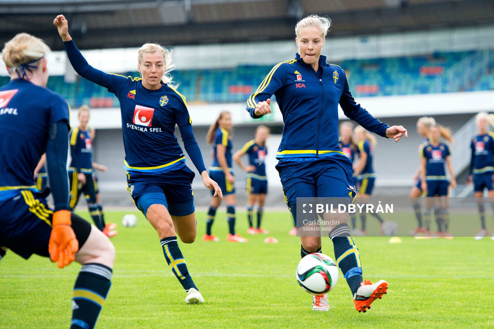 Sveriges Linda Sembrant och Lina Hurtig