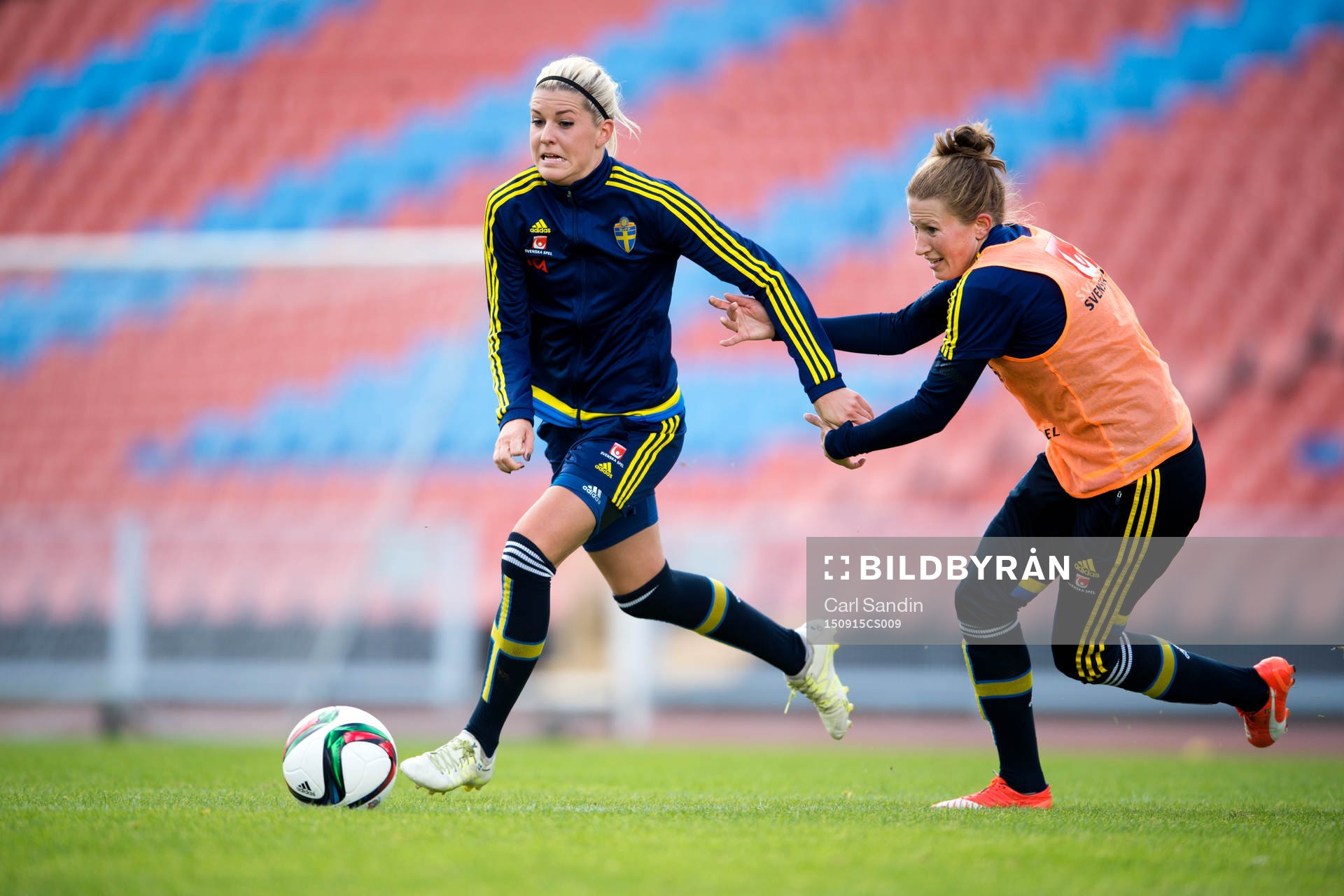 Sveriges Olivia Schough och Emma Berglund