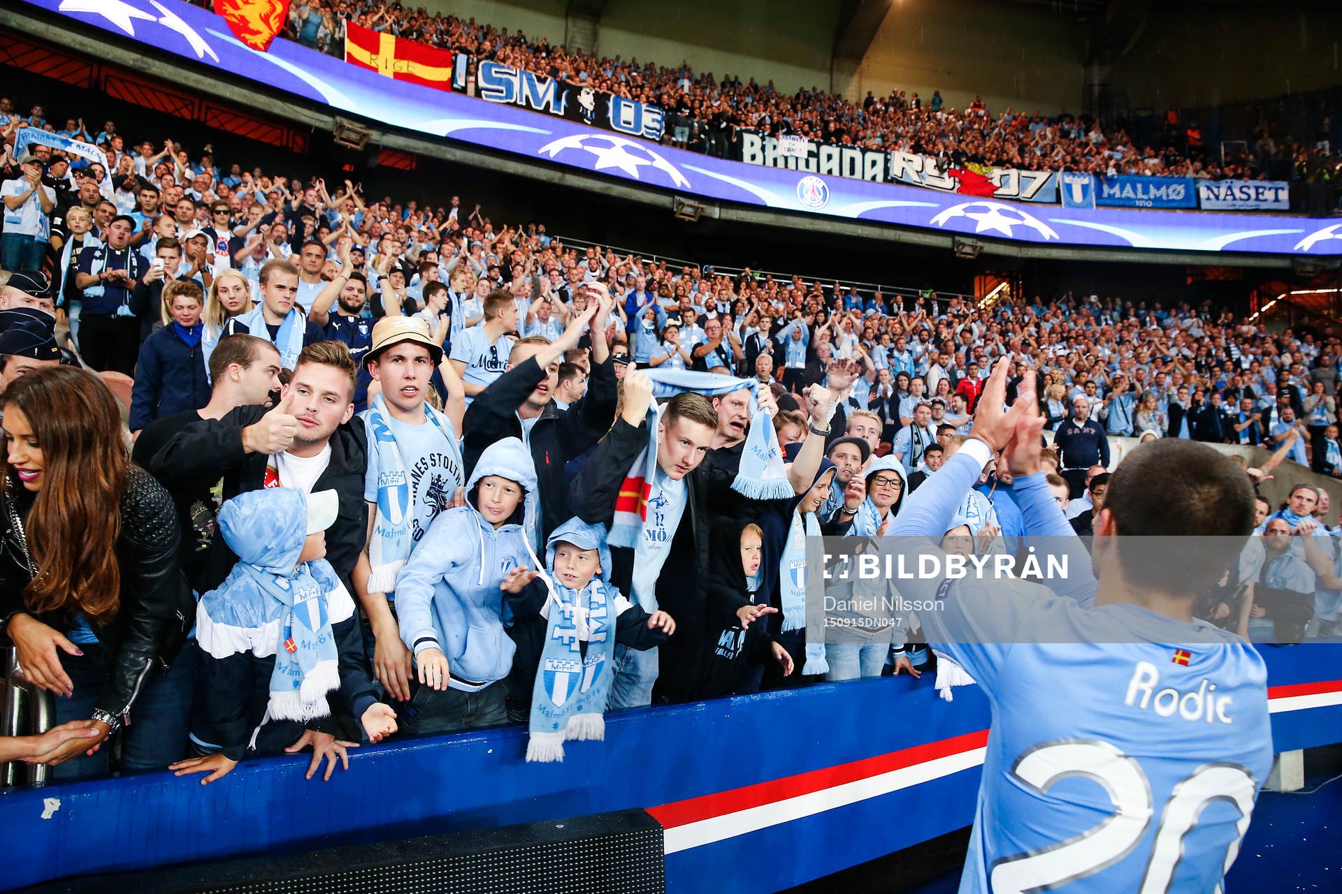 Malmö FFs Vladimir Rodic tackar publiken