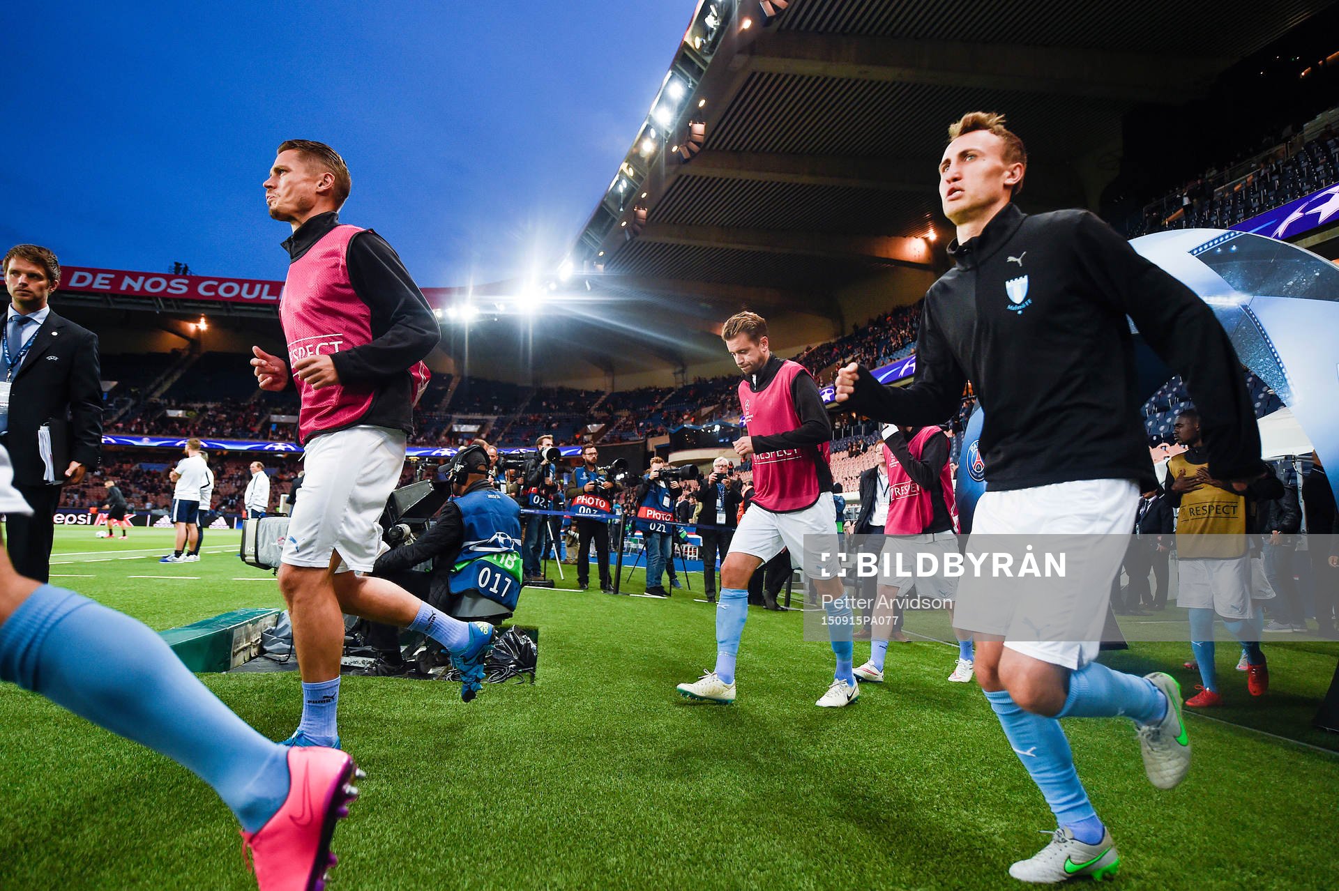 Malmö FFs Markus Rosenberg, Kari Arnason och Magnus Wolff