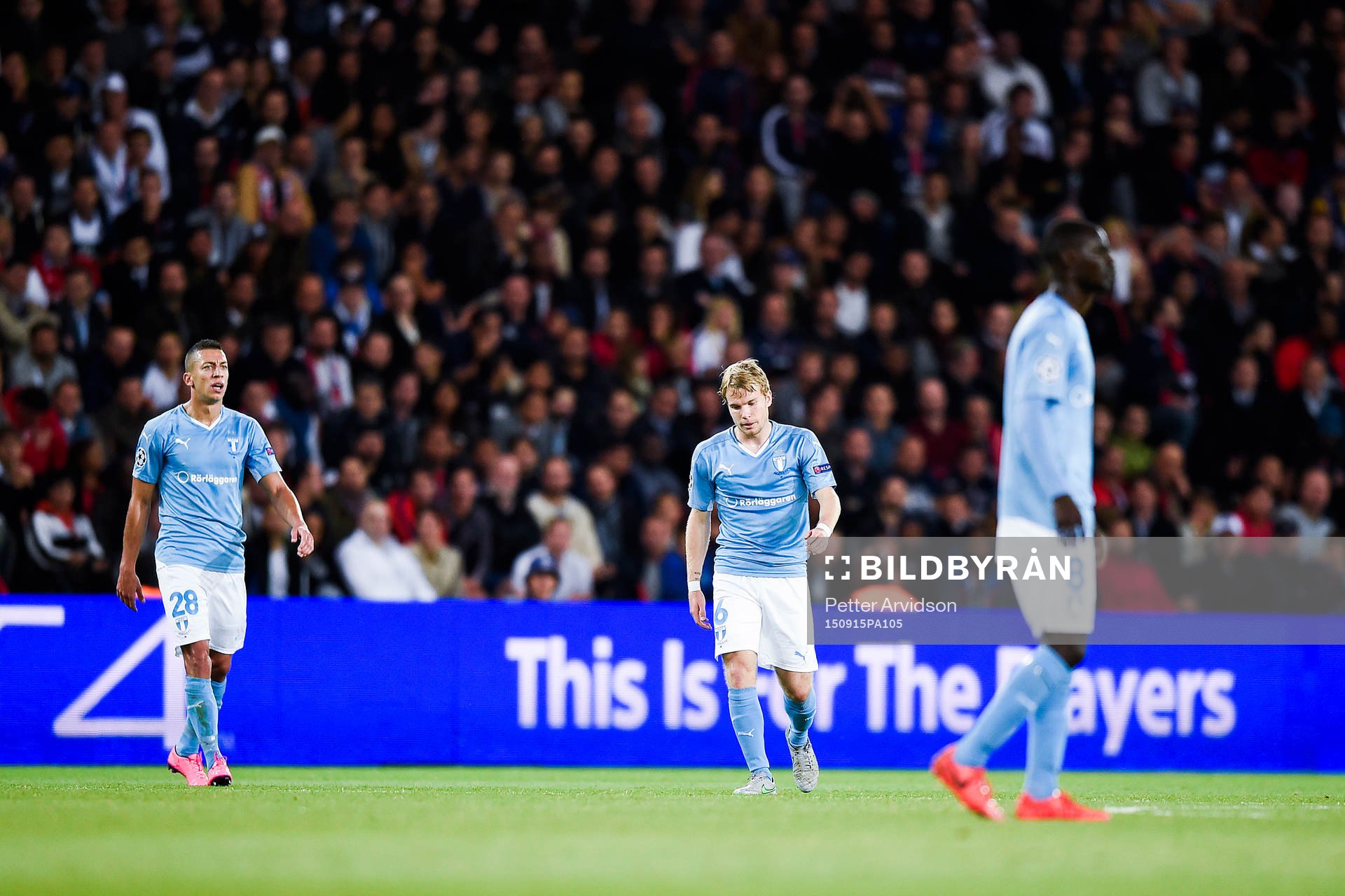 Malmö FFs Nikola Djurjic, Oscar Lewicki och Enock Kofi Adu