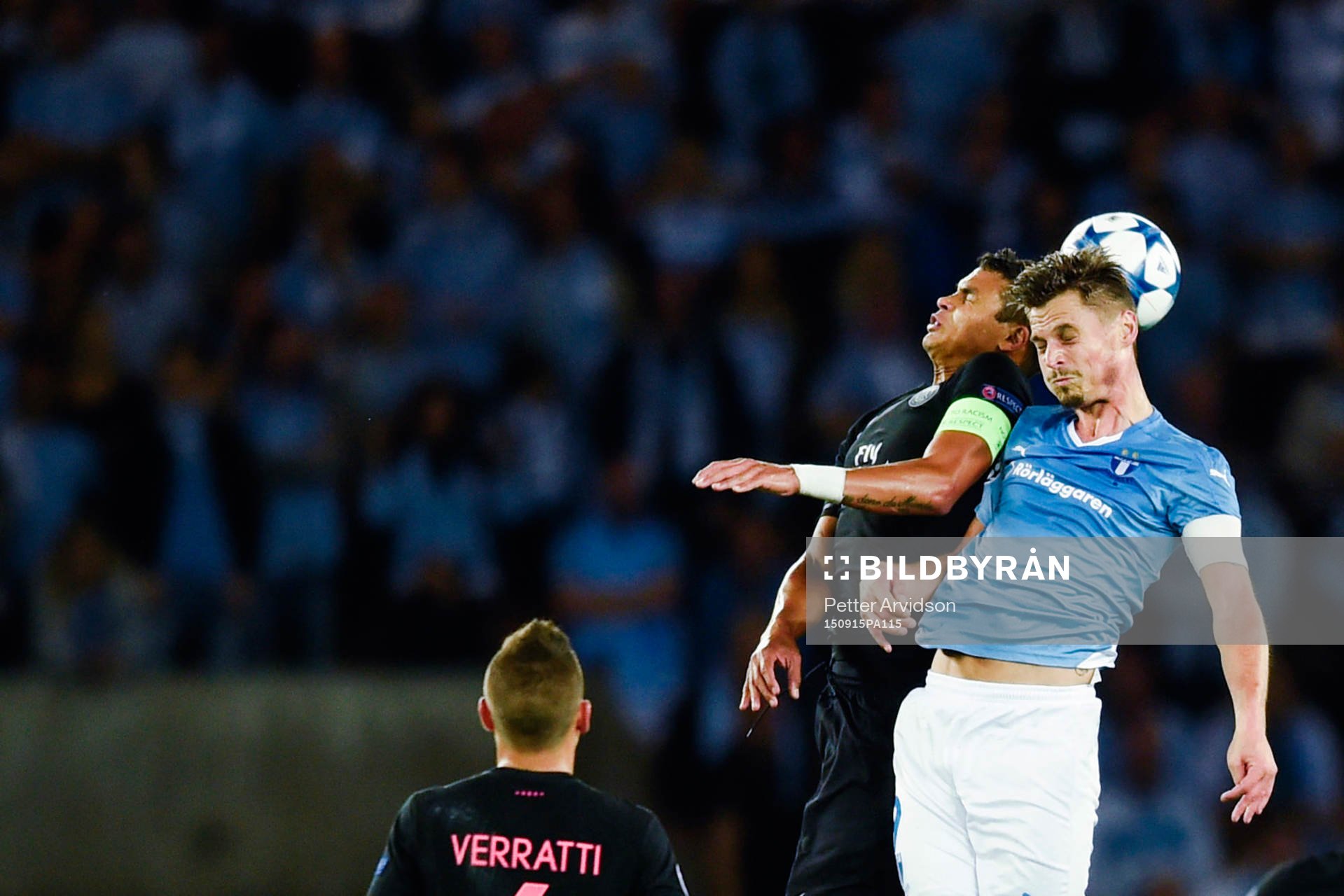 s Thiago Silva och Malmö FFs Markus Rosenberg