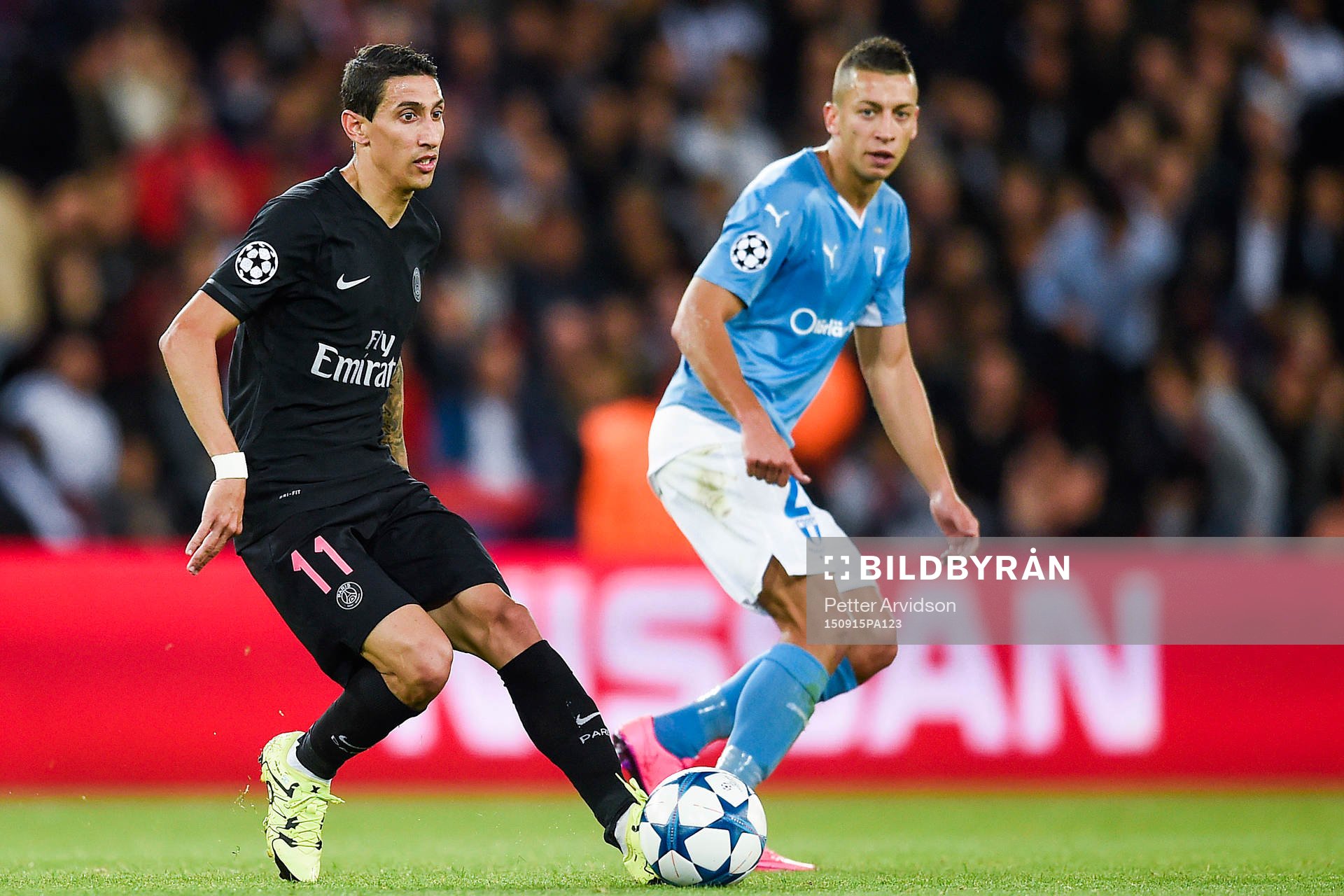 s Angel Di Maria och Malmö FFs Nikola Djurjic