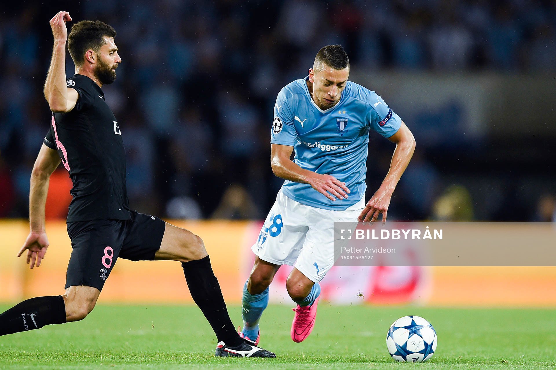 s Thiago Motta och Malmö FFs Nikola Djurjic