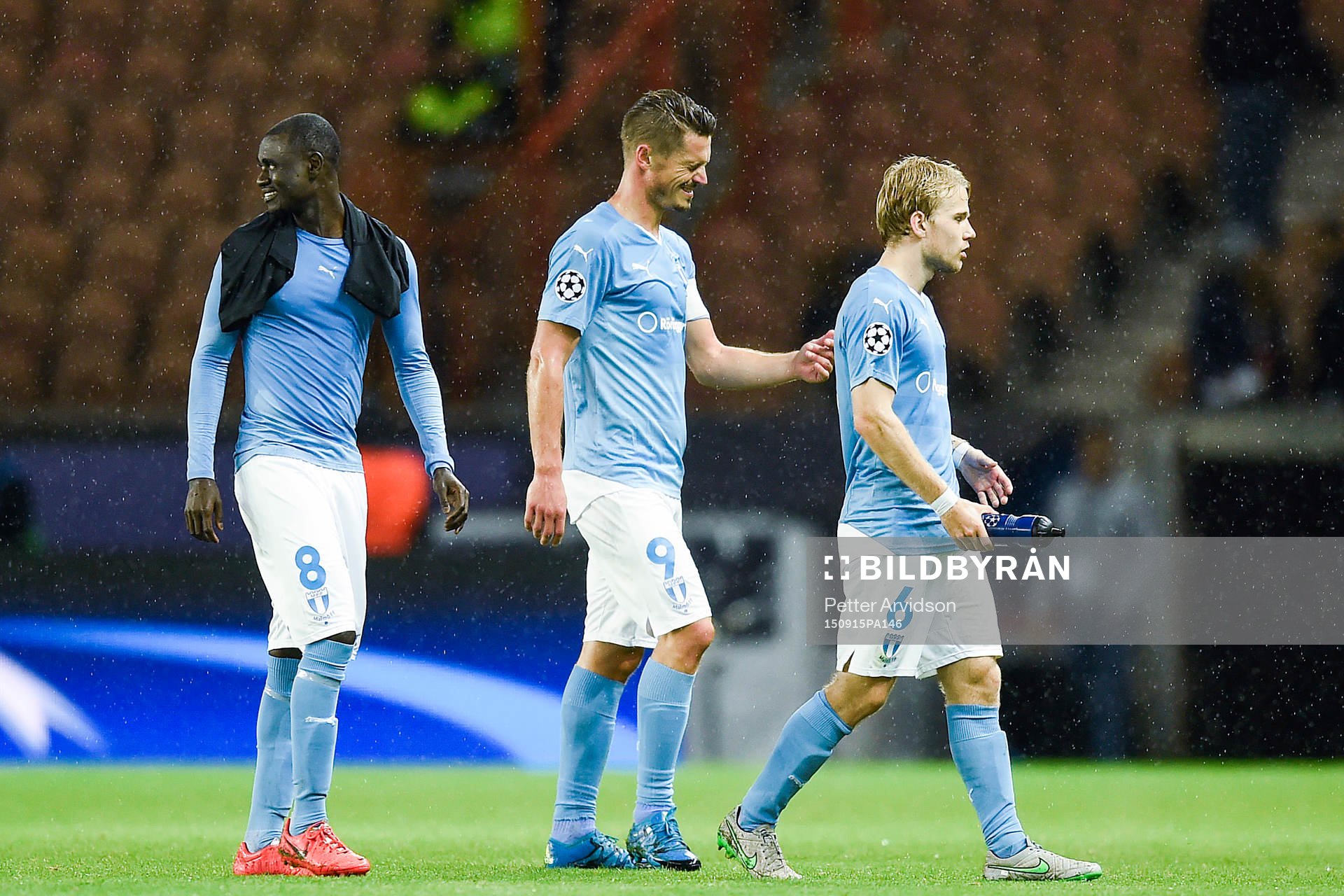 Malmö FFs Enock Kofi Adu, Markus Rosenberg och Oscar