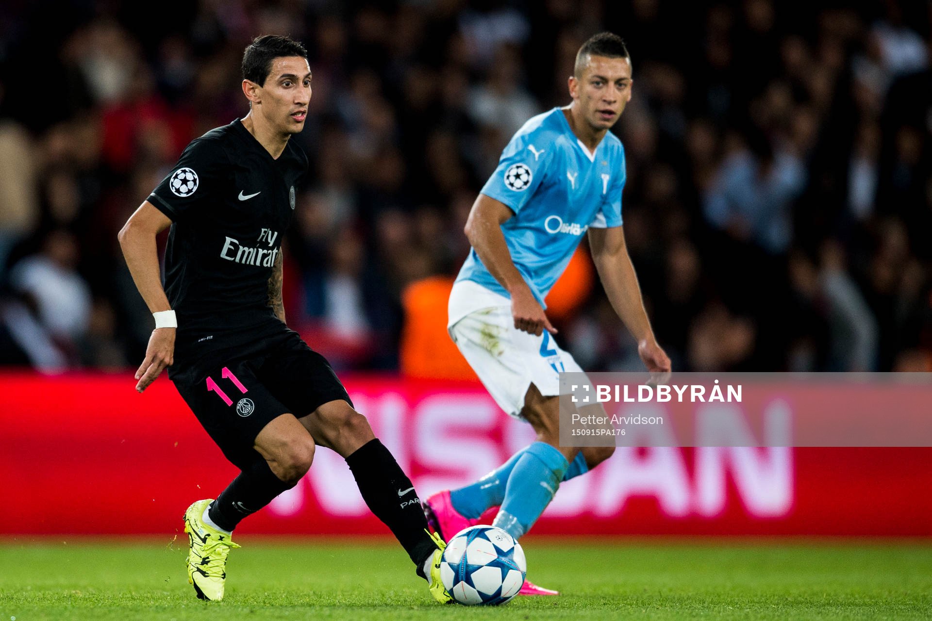 s Angel Di Maria och Malmö FFs Nikola Djurjic