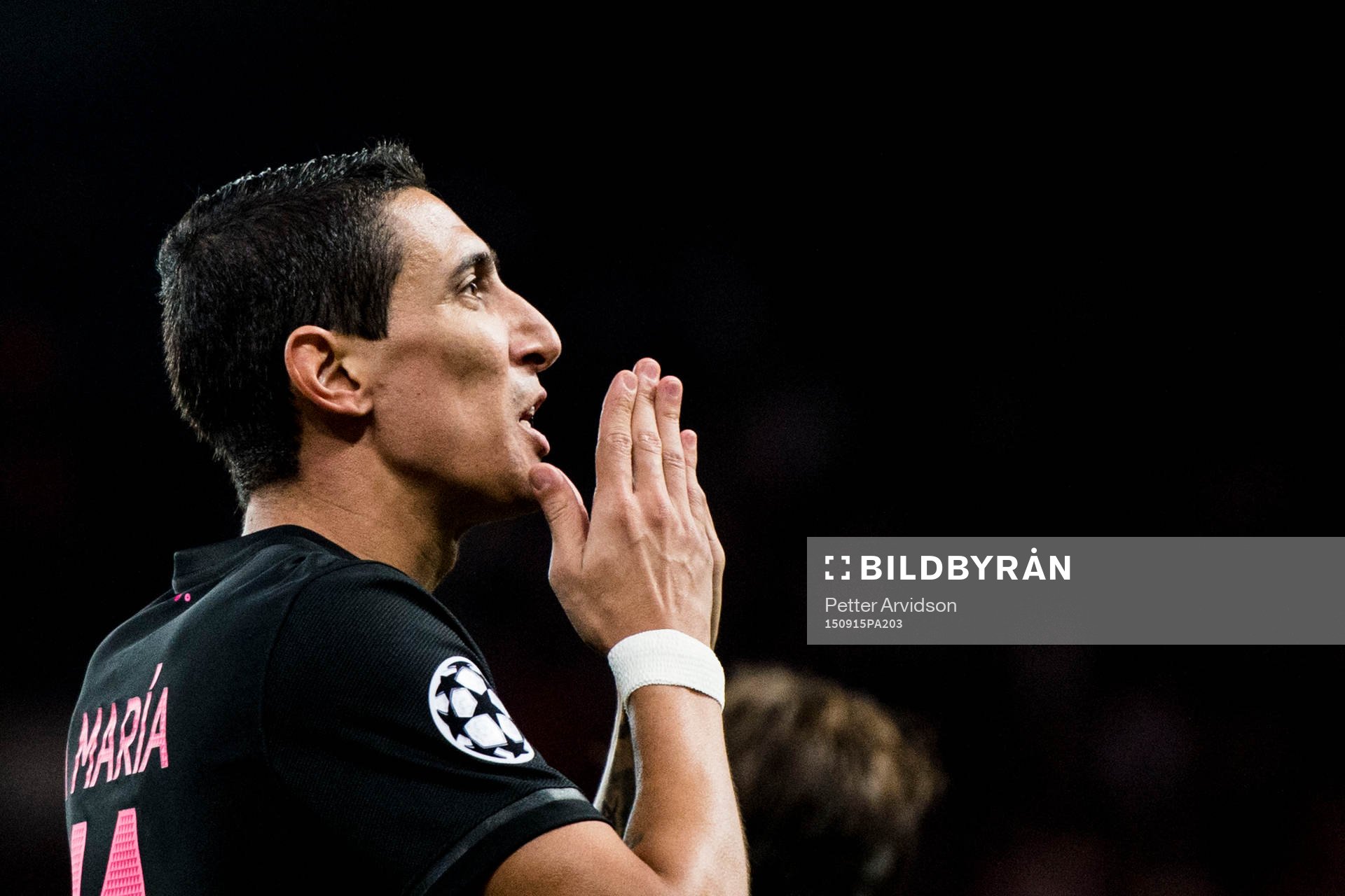 s Angel Di Maria jublar