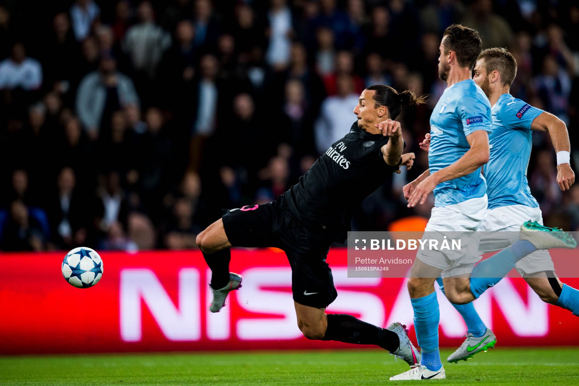 s Zlatan Ibrahimovic med målchans