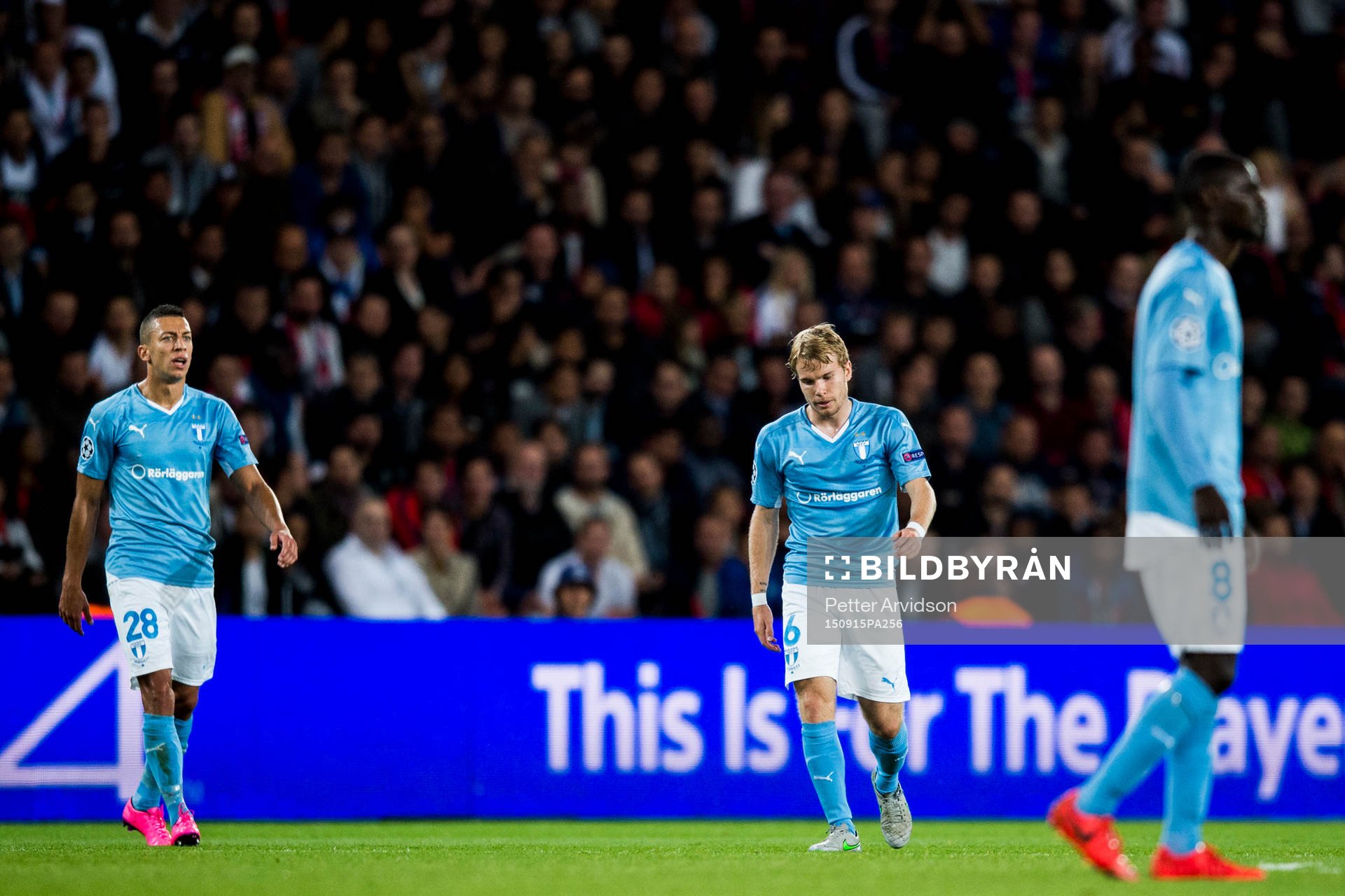 Malmö FFs Nikola Djurjic, Oscar Lewicki och Enock Kofi Adu