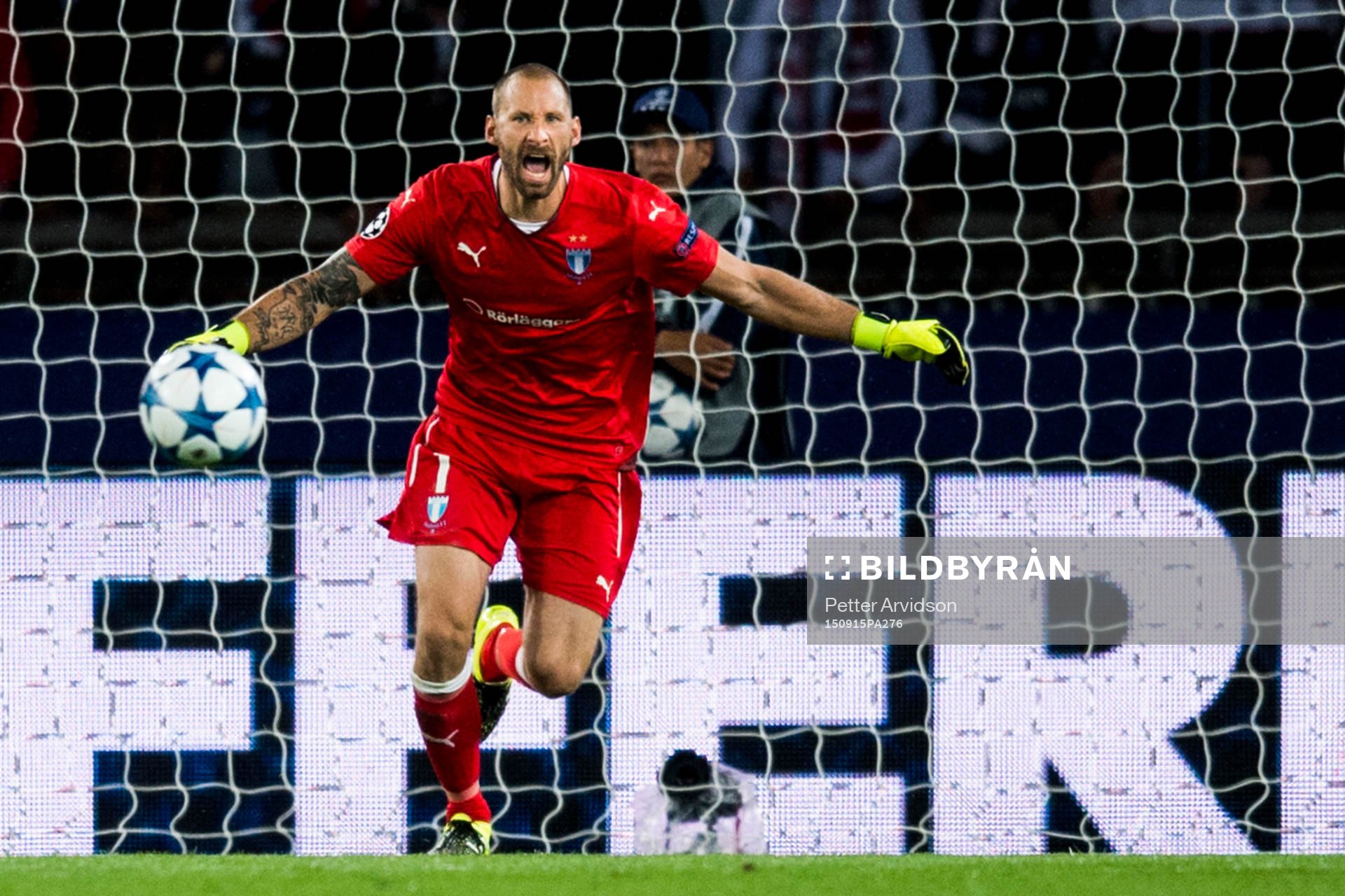 Malmö FFs målvakt Johan Wiland