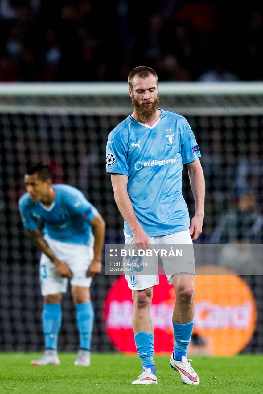 Malmö FFs Jo Inge Berget deppar