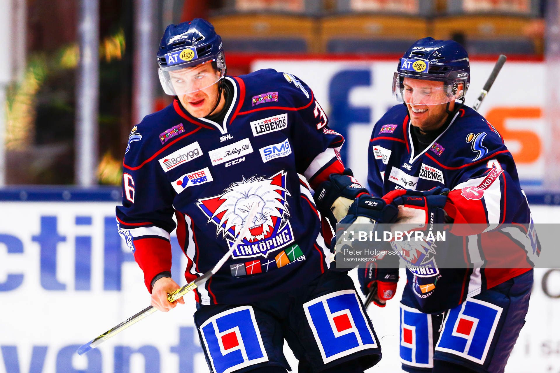 Linköpings Niklas Fogström jublar