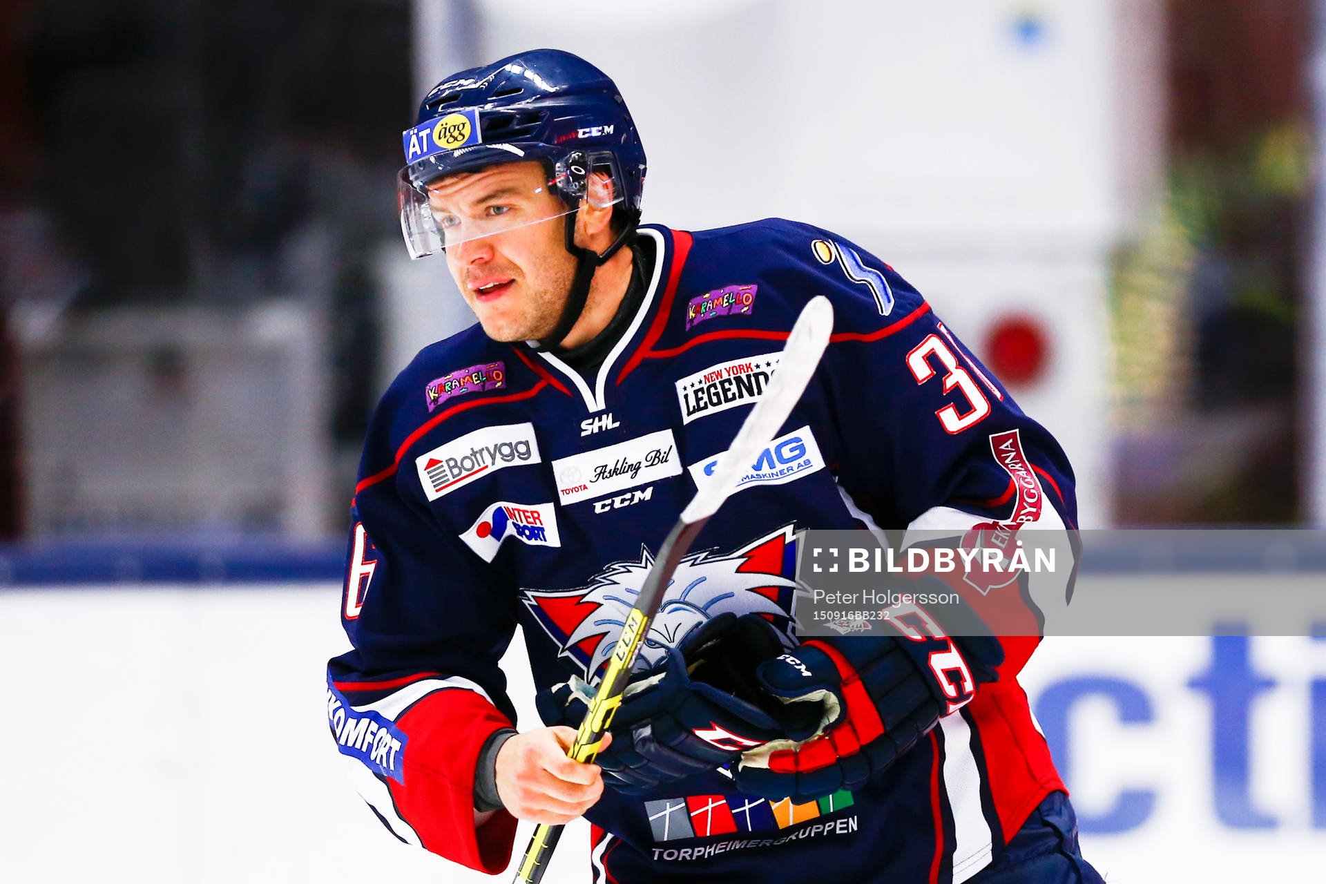 Linköpings Niklas Fogström jublar