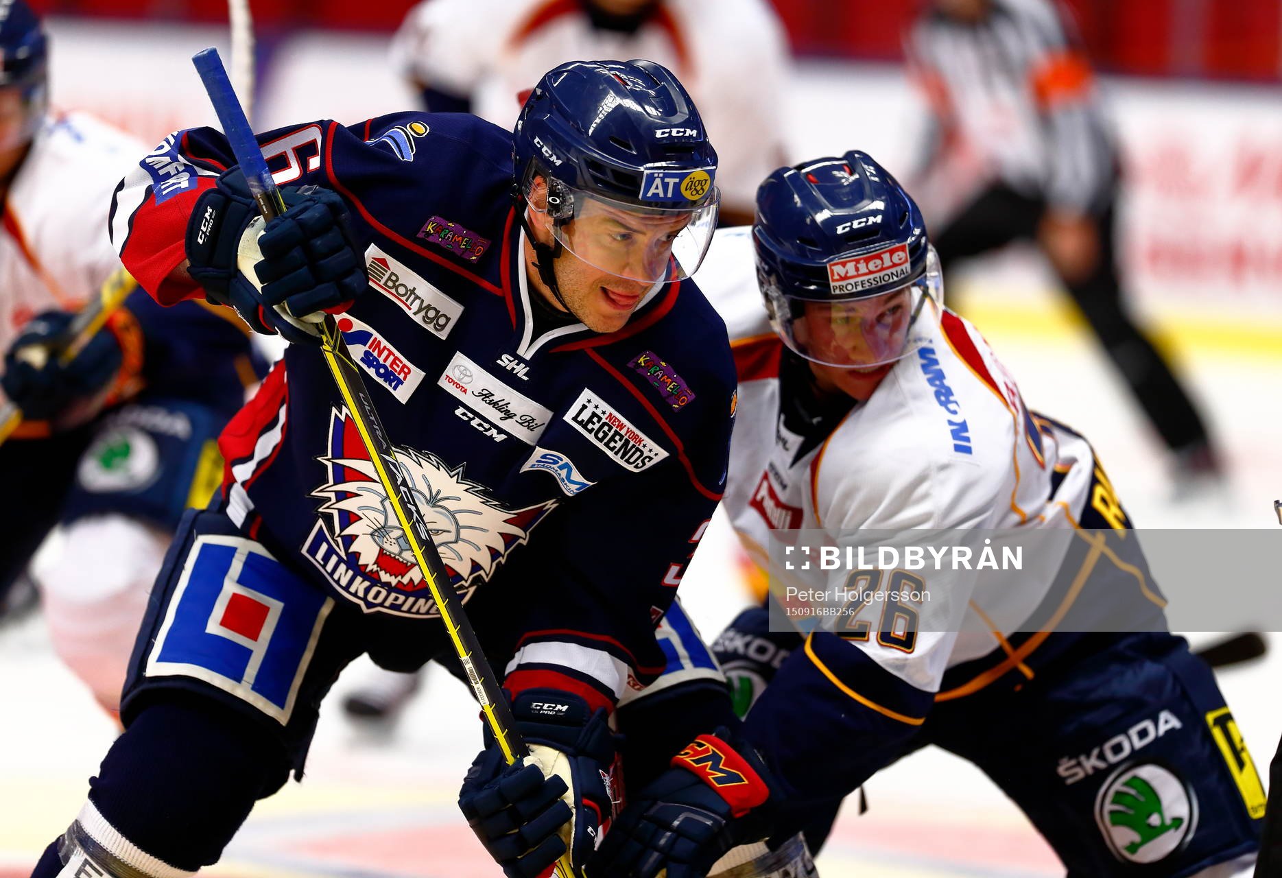 Linköpings Niklas Fogström och Djurgårdens David