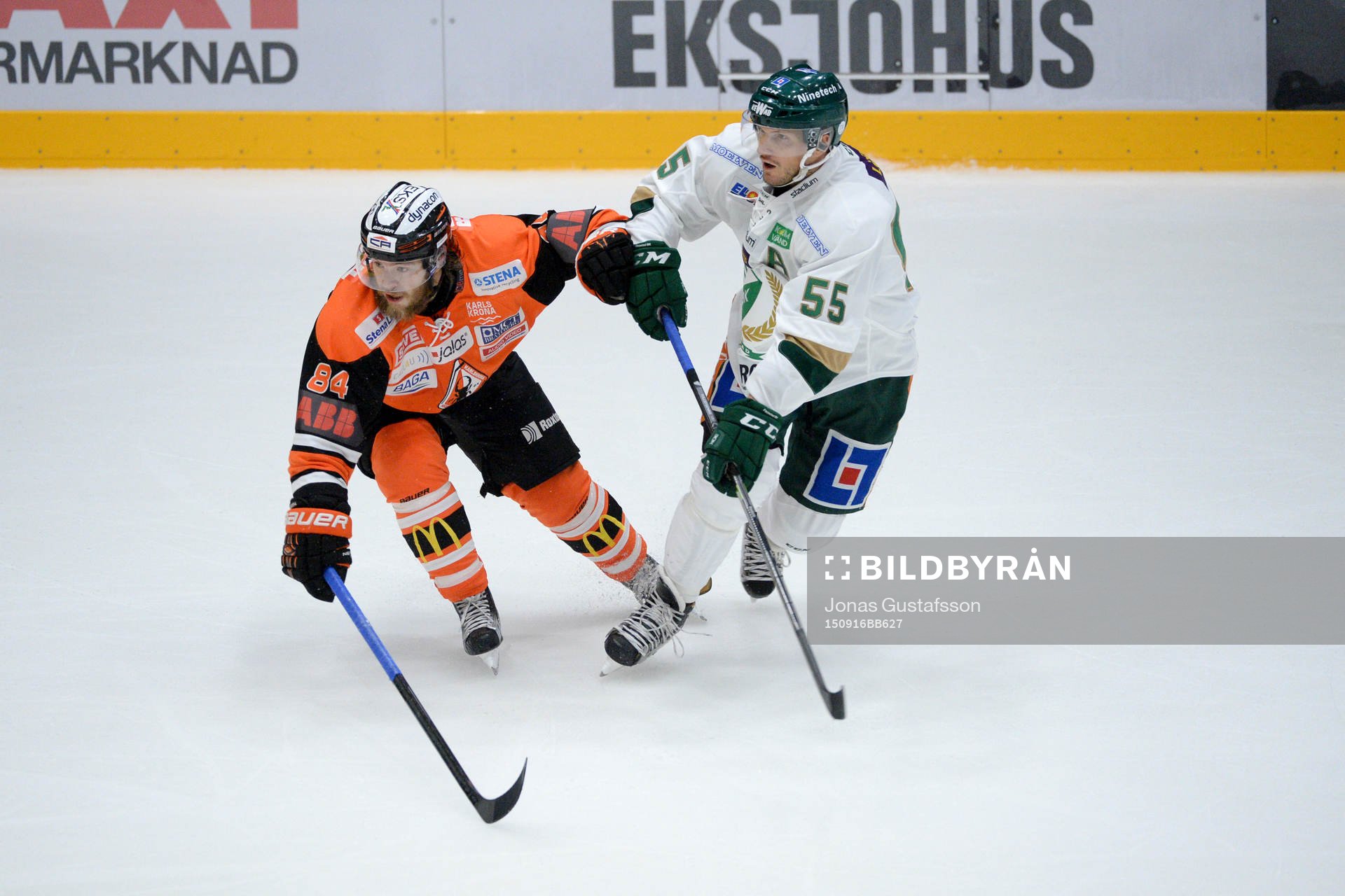 Karlskronas Jimmy Andersson och Färjestads Ole-Kristian