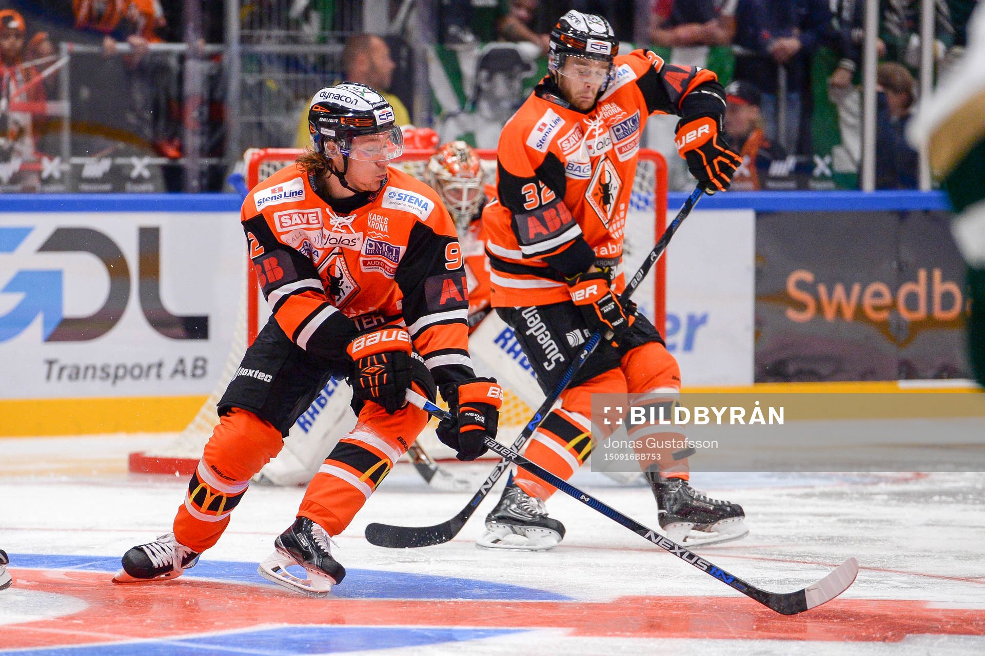Karlskronas Jesper Olofsson och Karlskronas Anton Grundell
