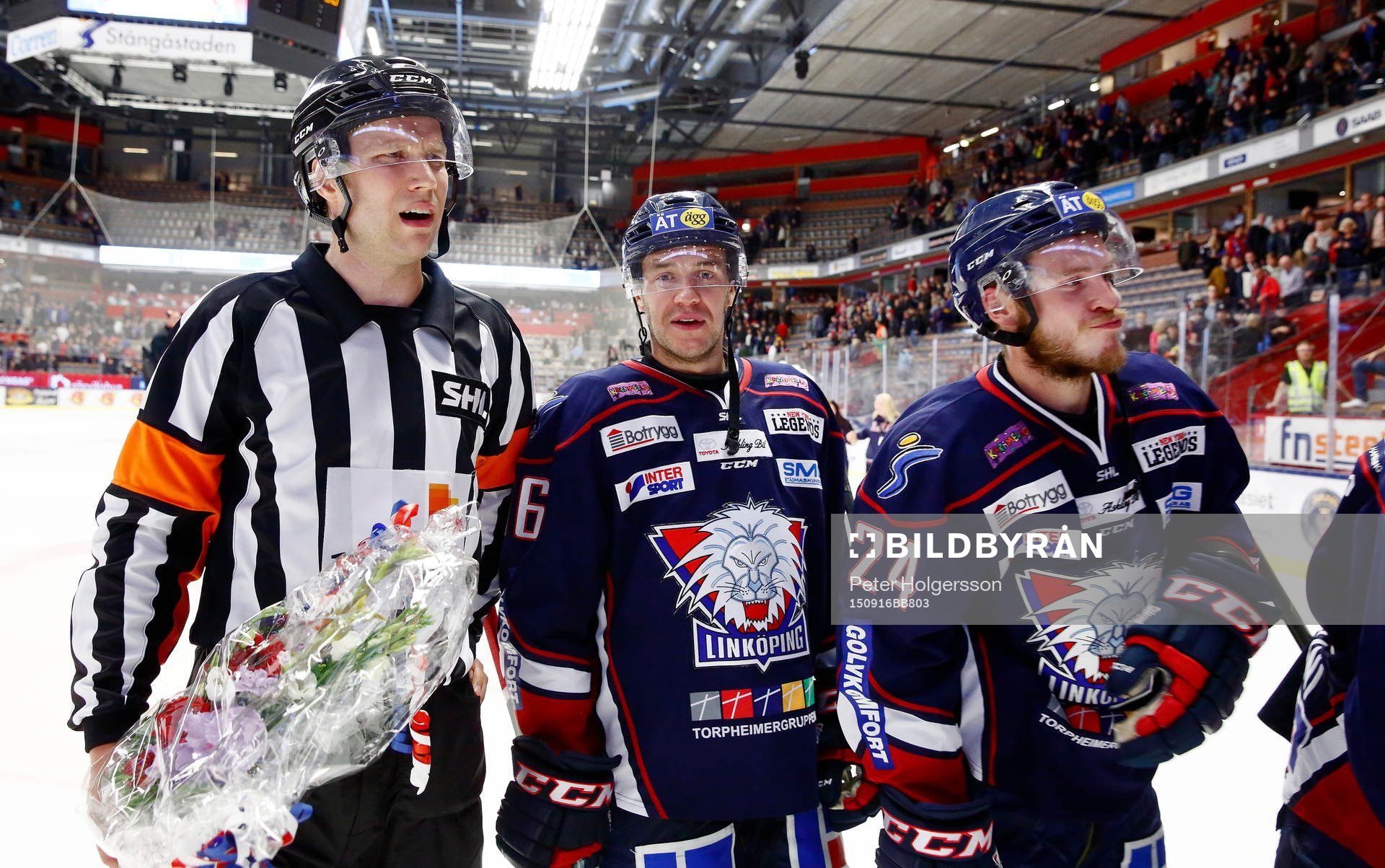Domare, Linköpings Niklas Fogström och Fredric Andersson
