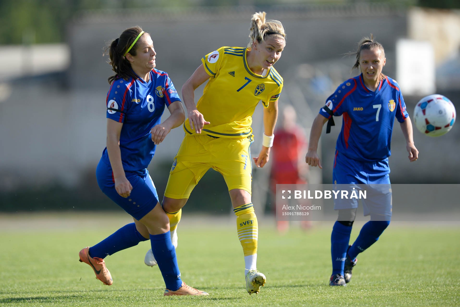 Sveriges Lisa Dahlkvist och Moldaviens Victoria Gurdis