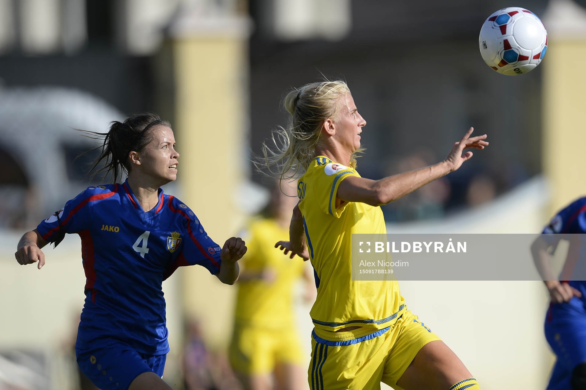 Sveriges Sofia Jakobsson och Moldaviens Eugenia Miron