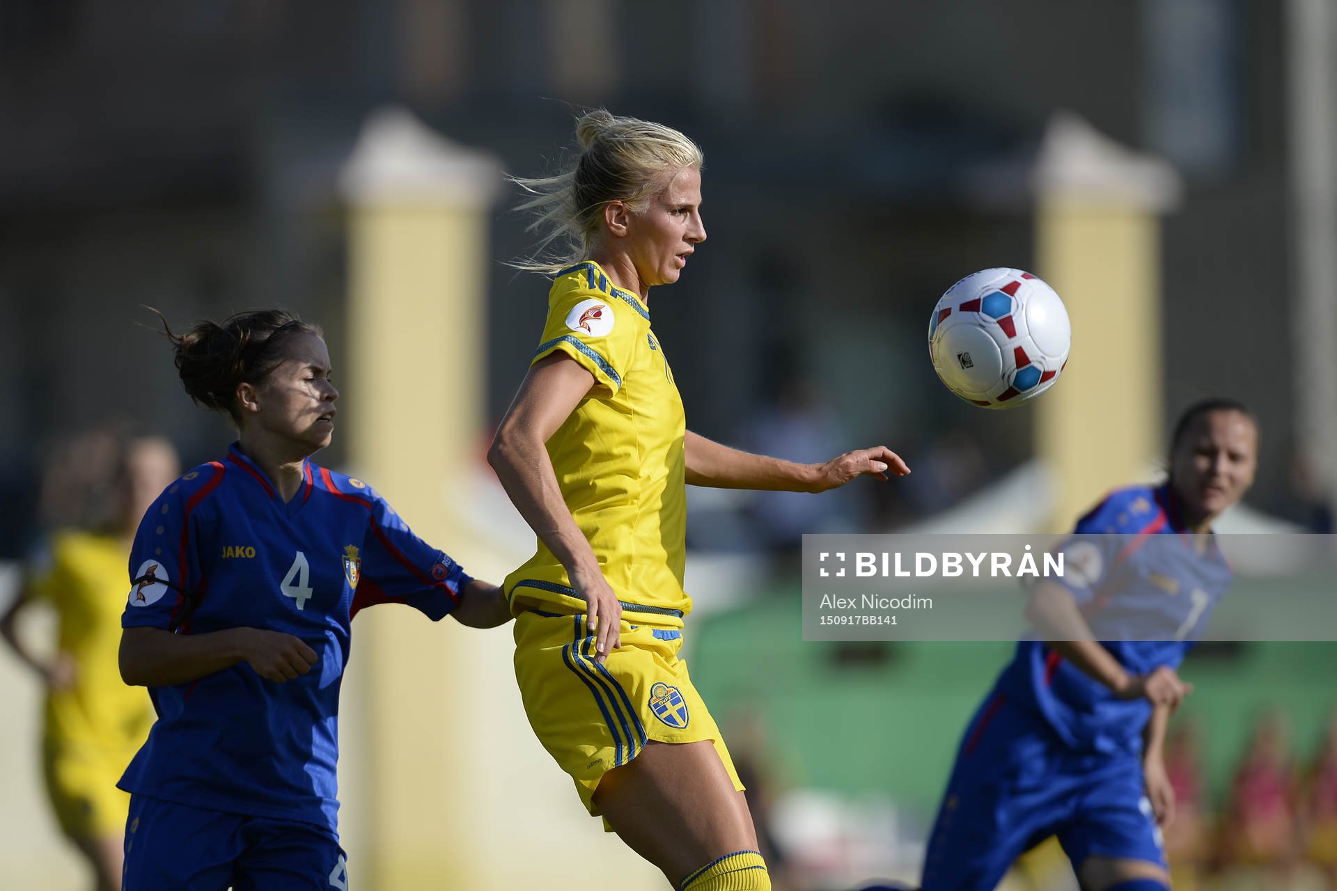 Sveriges Sofia Jakobsson och Moldaviens Eugenia Miron