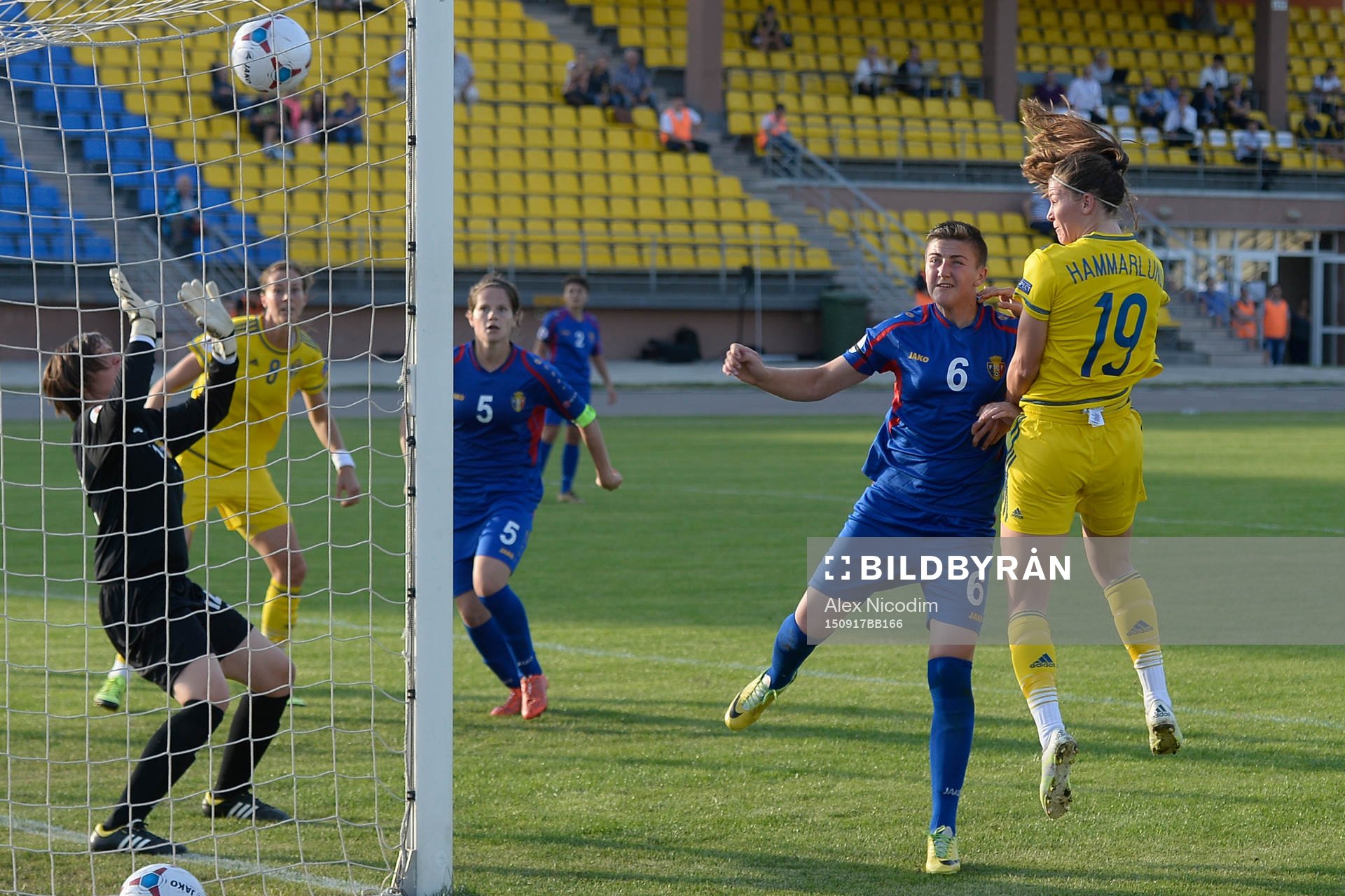 Sveriges Pauline Hammarlund gör 0-3