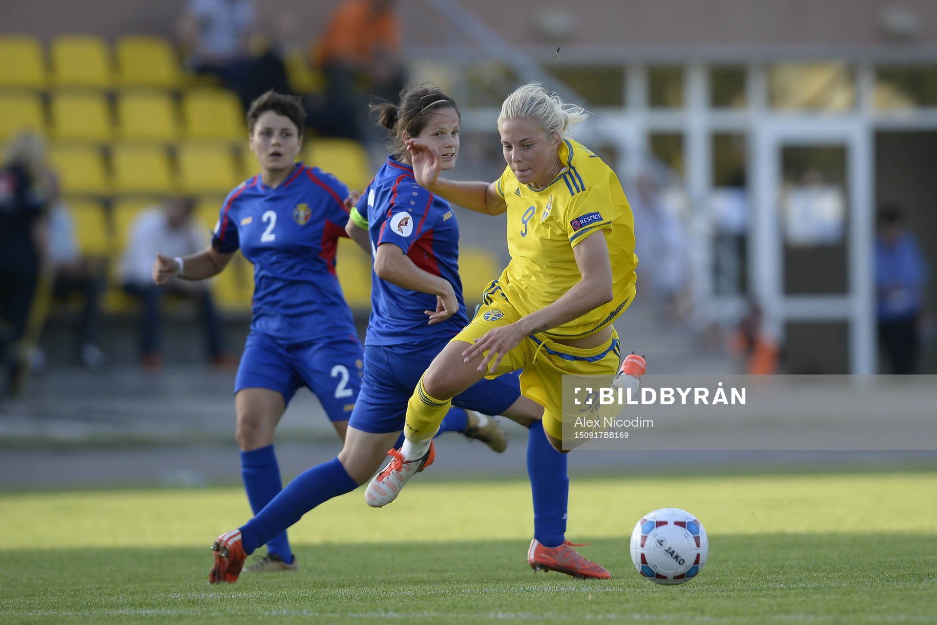 Sveriges Lina Hurtig och Moldaviens Elena Porojniuc