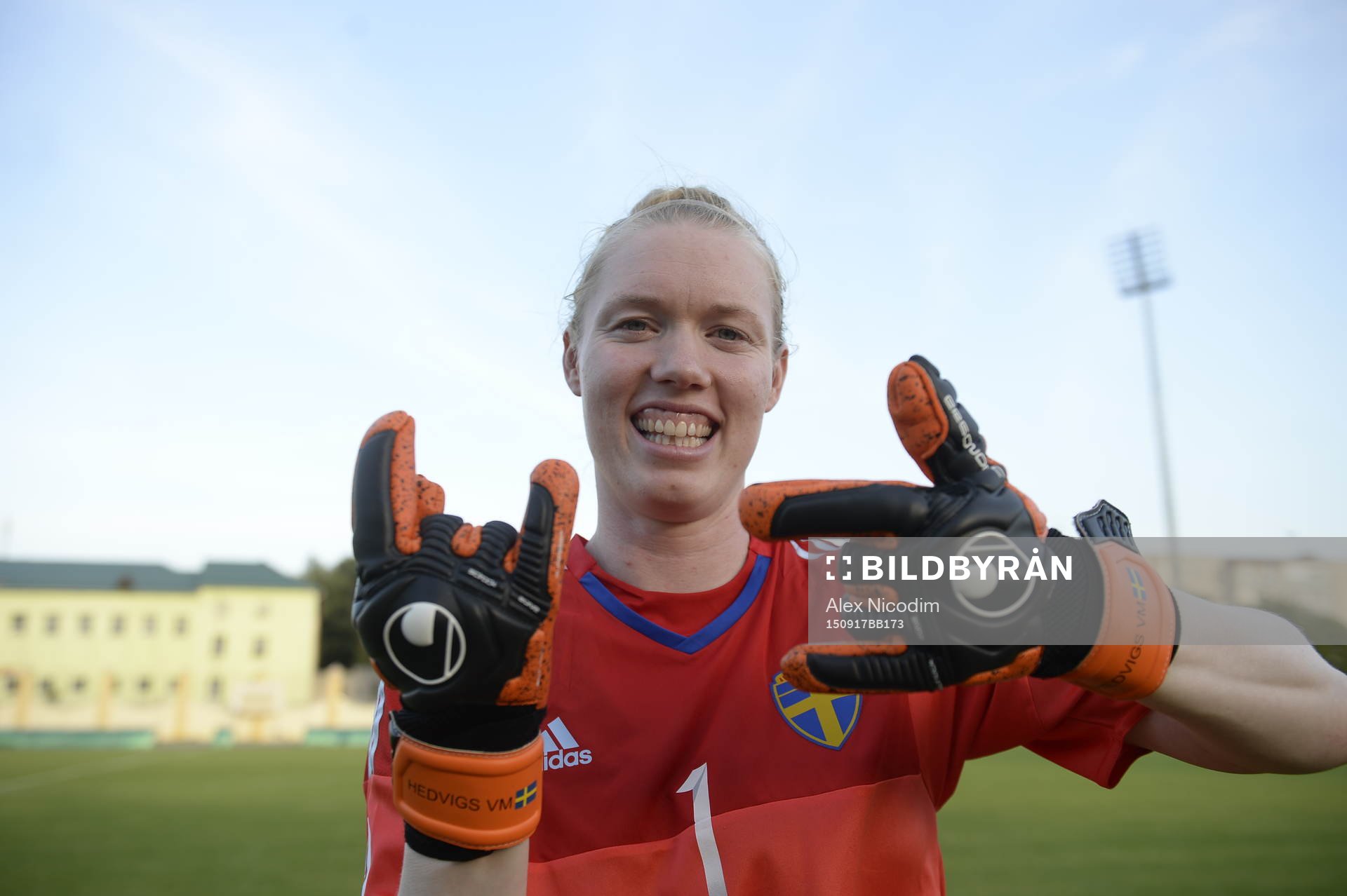 Sveriges målvakt Hedvig Lindhal