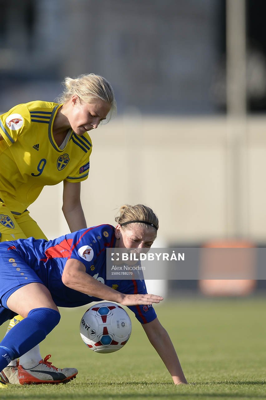 Sveriges Lina Hurtig och Moldaviens Nadejda Vasilica