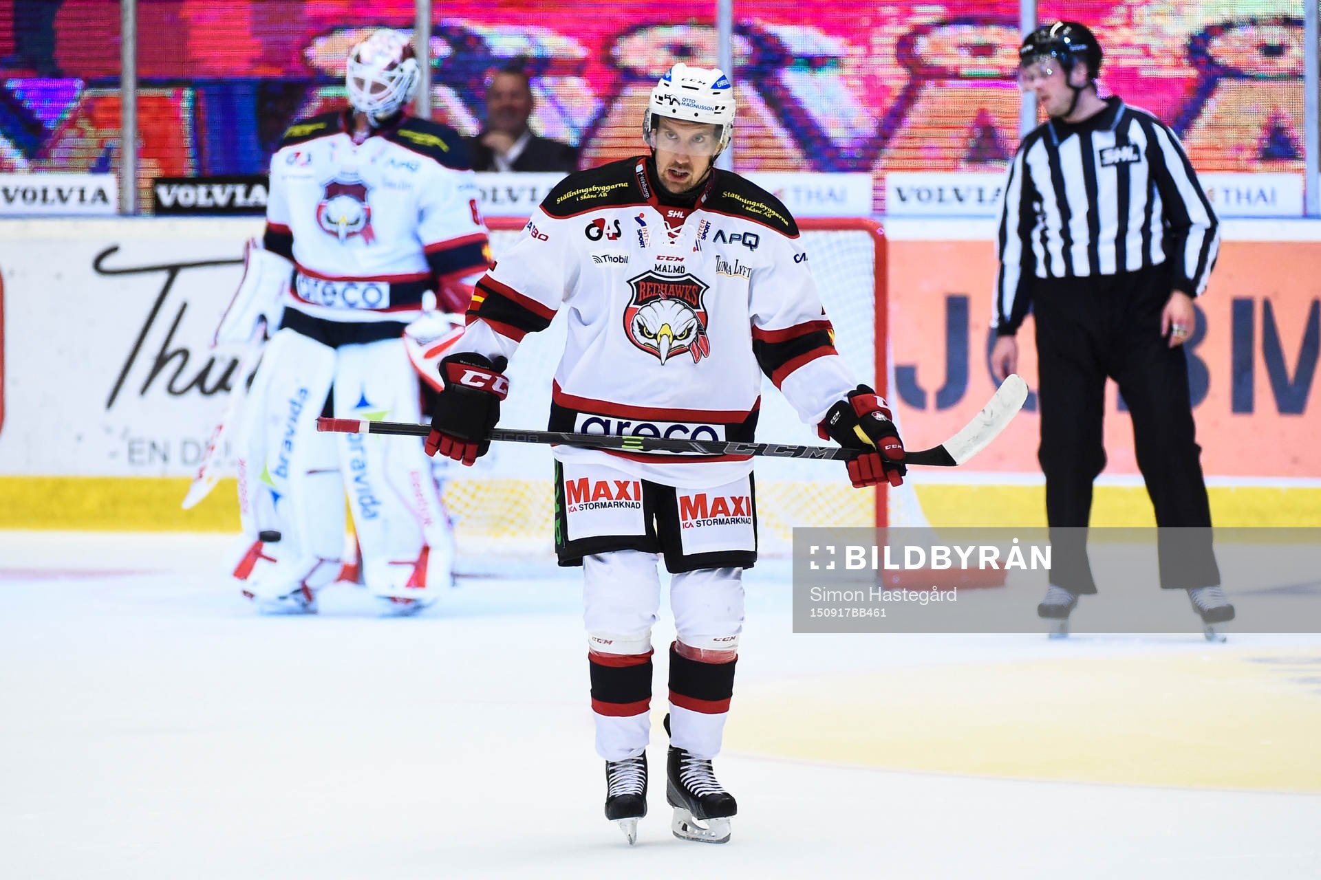 Malmö Redhawks Erik Andersson deppar