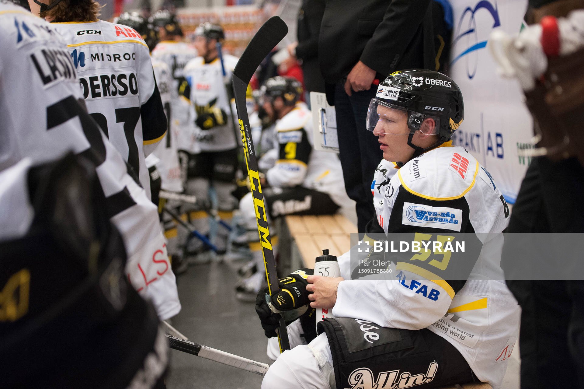 Västerås Andreas Borgman på bänken