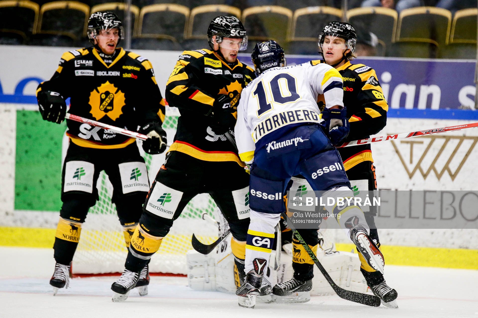 Skellefteås Martin Lundberg , Sebastian Aho  och Niclas