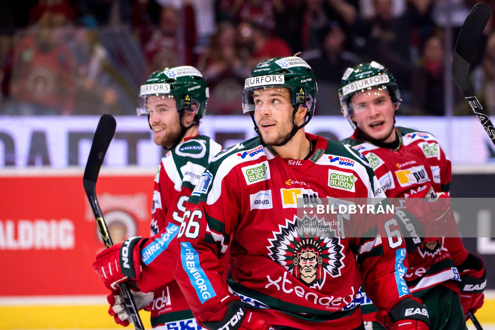 Frölundas Oscar Fantenberg jublar