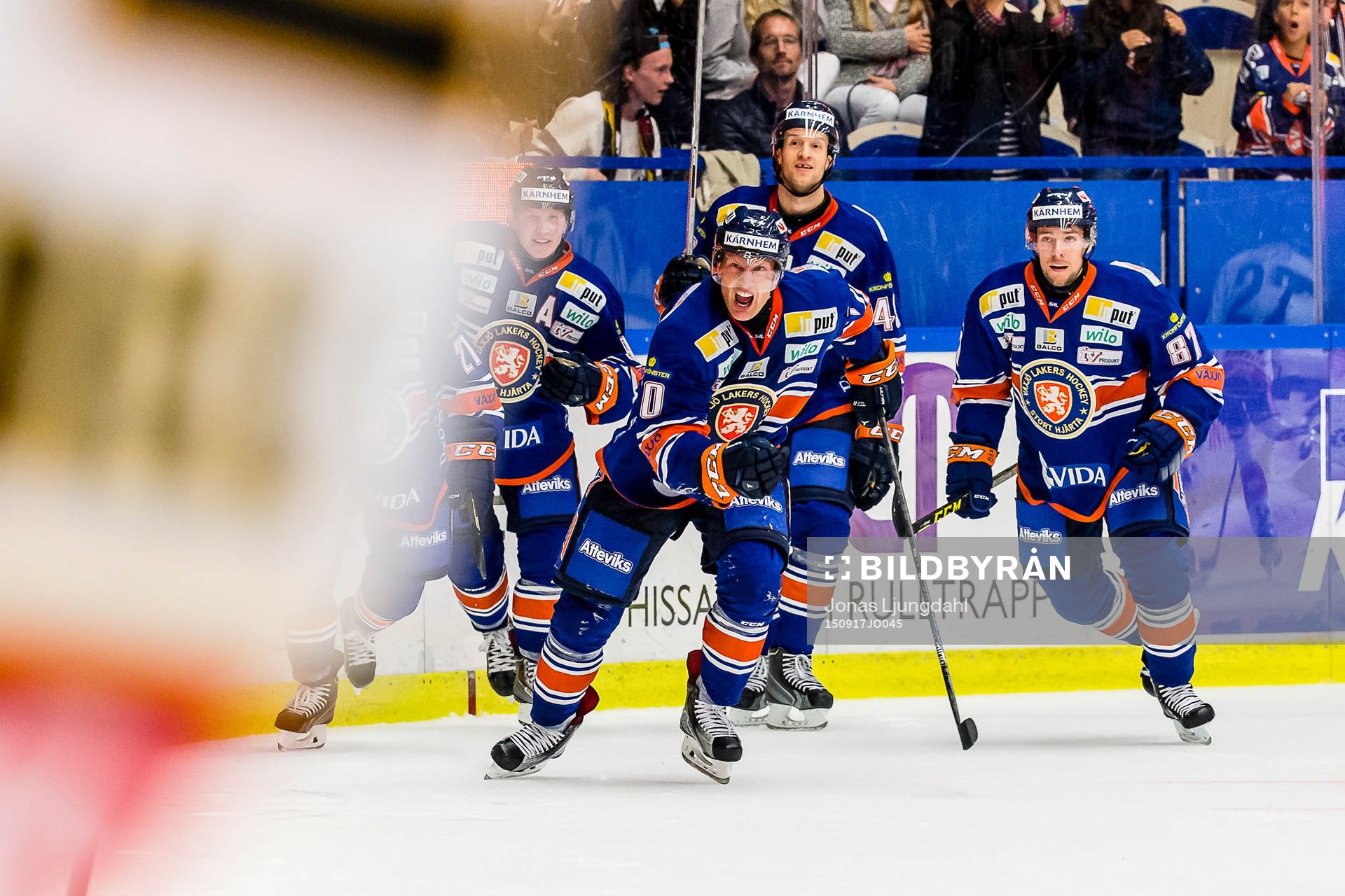 Växjös Richard Gynge, Robert Rosén och Ilkka Heikkinen