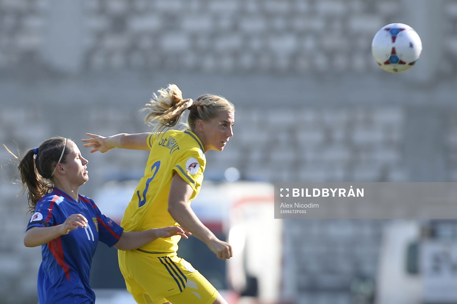 Moldaviens Claudia Chiper och Sveriges Linda Sembrant