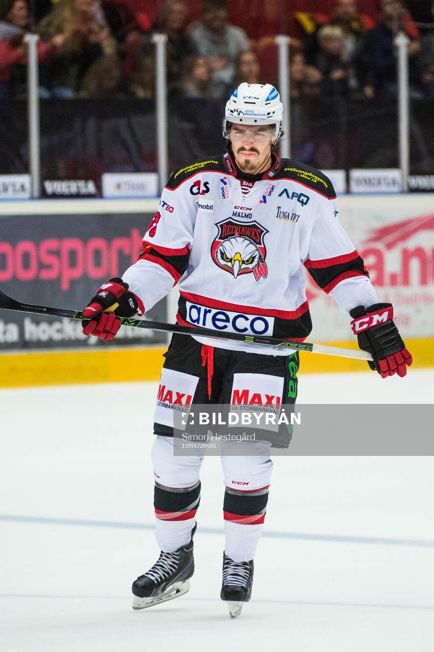 Malmö Redhawks Peter Mueller deppar