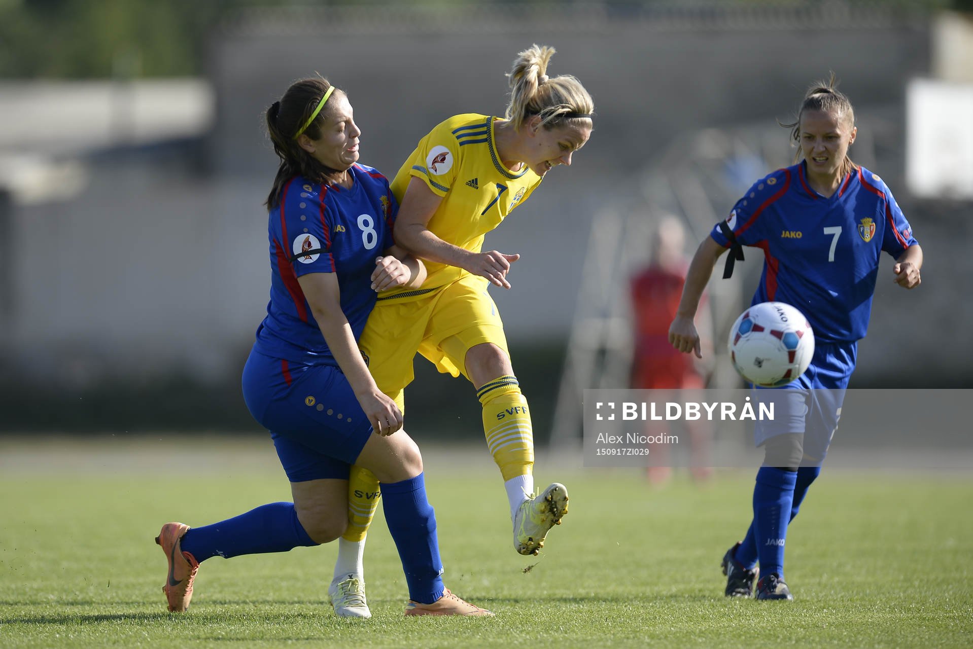Moldaviens Victoria Gurdis och Sveriges Lisa Dahlkvist