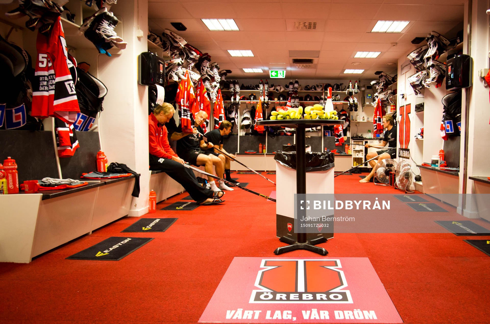Örebro Hockeys omklädningsrum