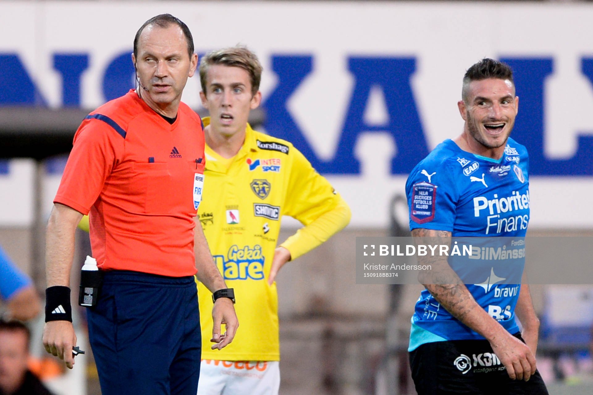 Halmstads James Keene är inte nöjd med Jonas Eriksson,