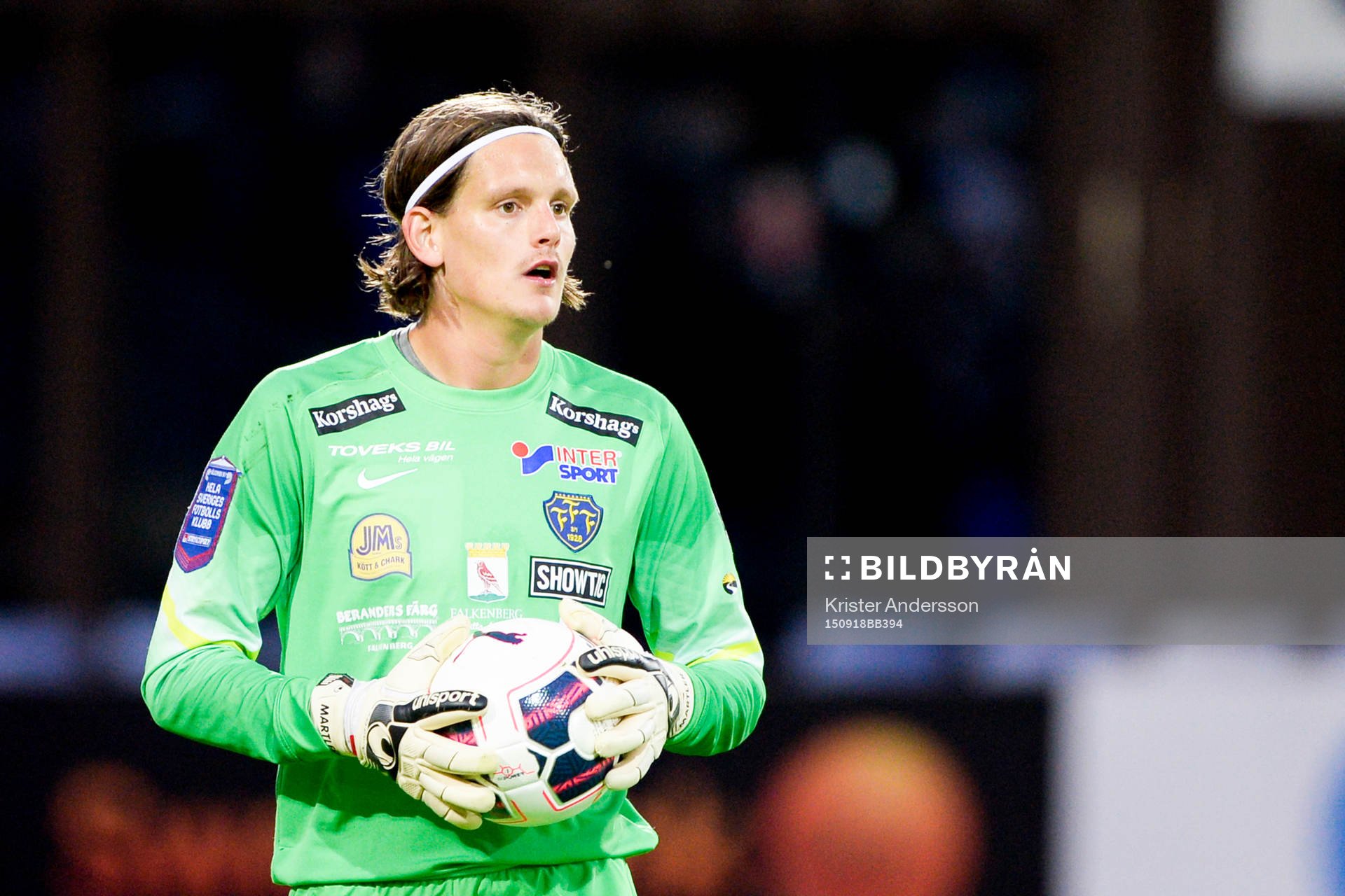 Falkenbergs målvakt Otto Martler