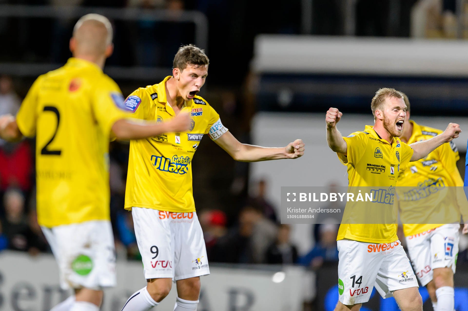 Falkenbergs Gustaf Nilsson jublar