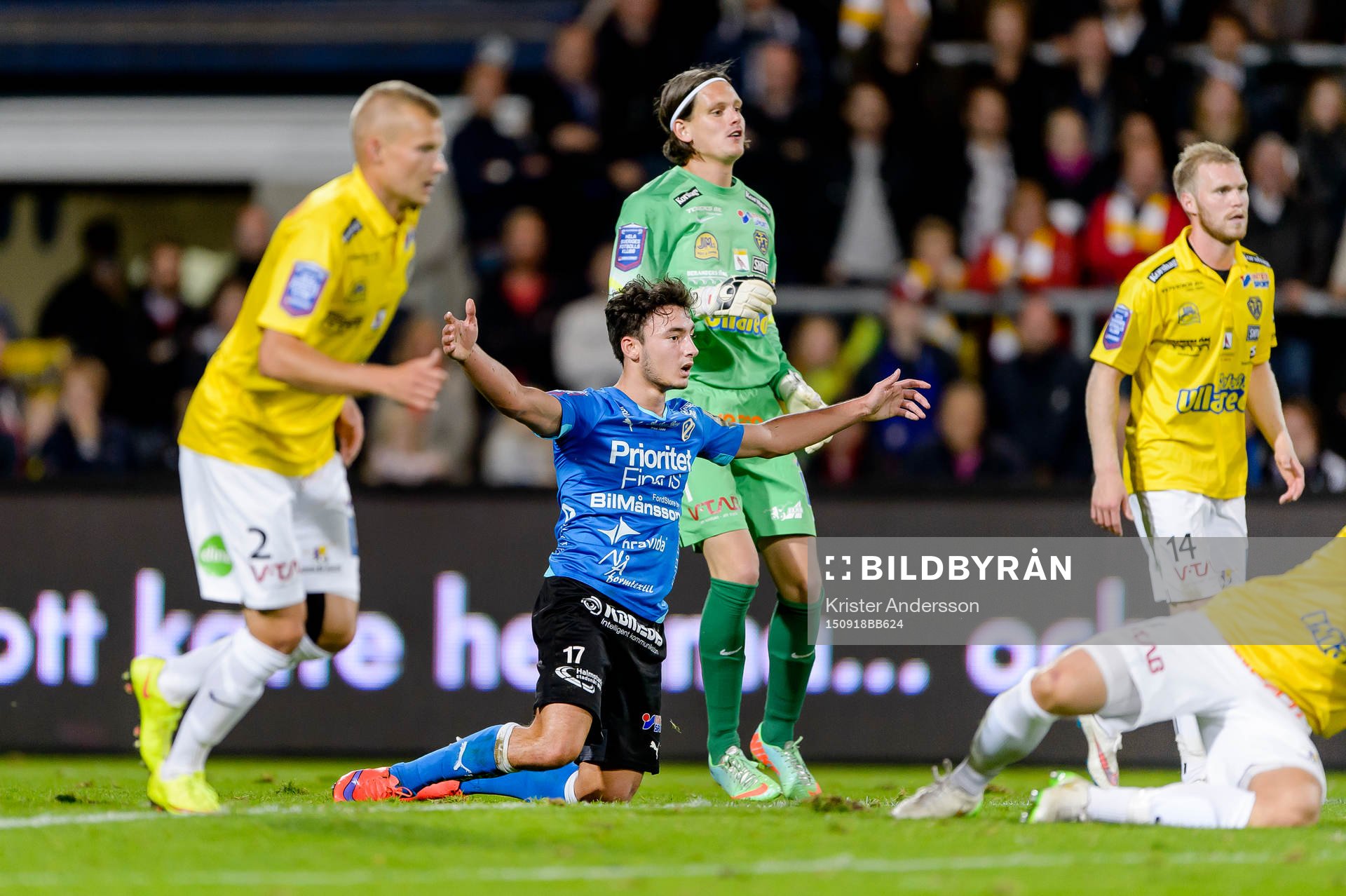 Halmstads Sead Haksabanovic deppar