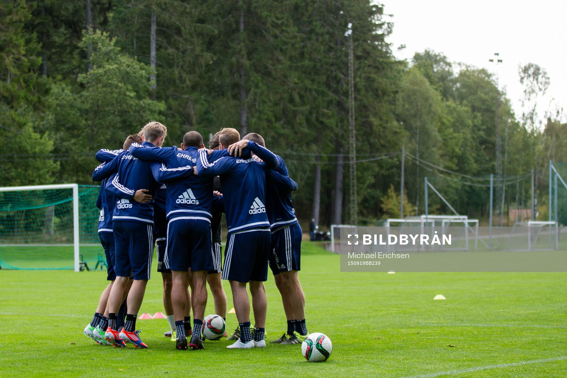 Delar av IFK Göteborg samlade