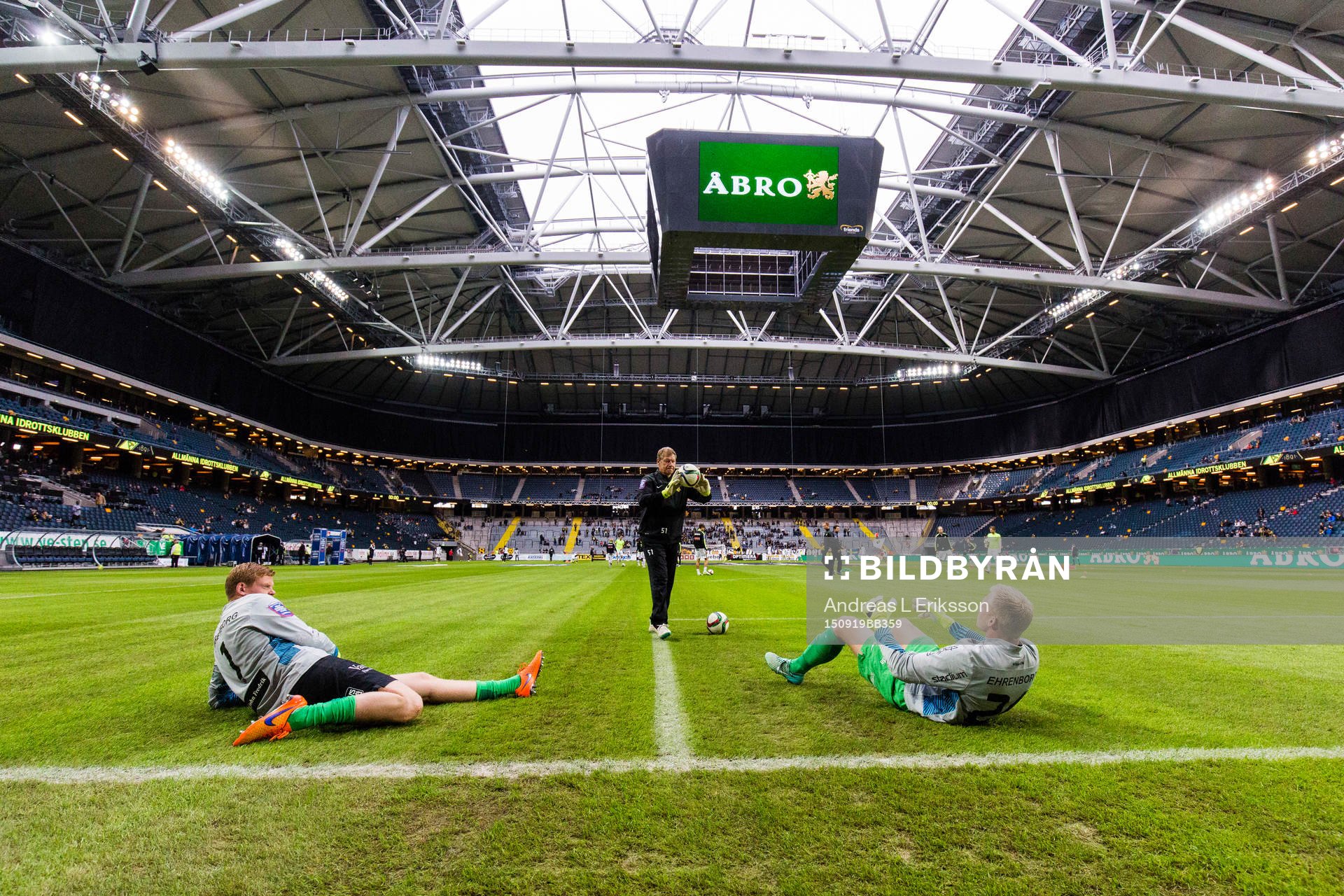 Häckens målvakt Christoffer Källqvist och målvakt Peter