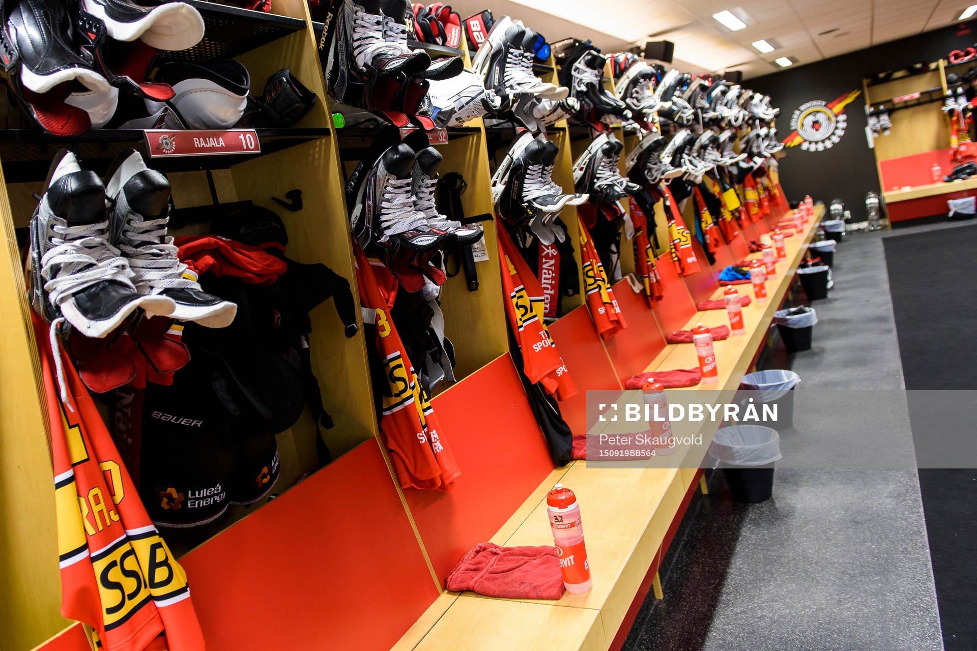 Luleå Hockeys omklädningsrum
