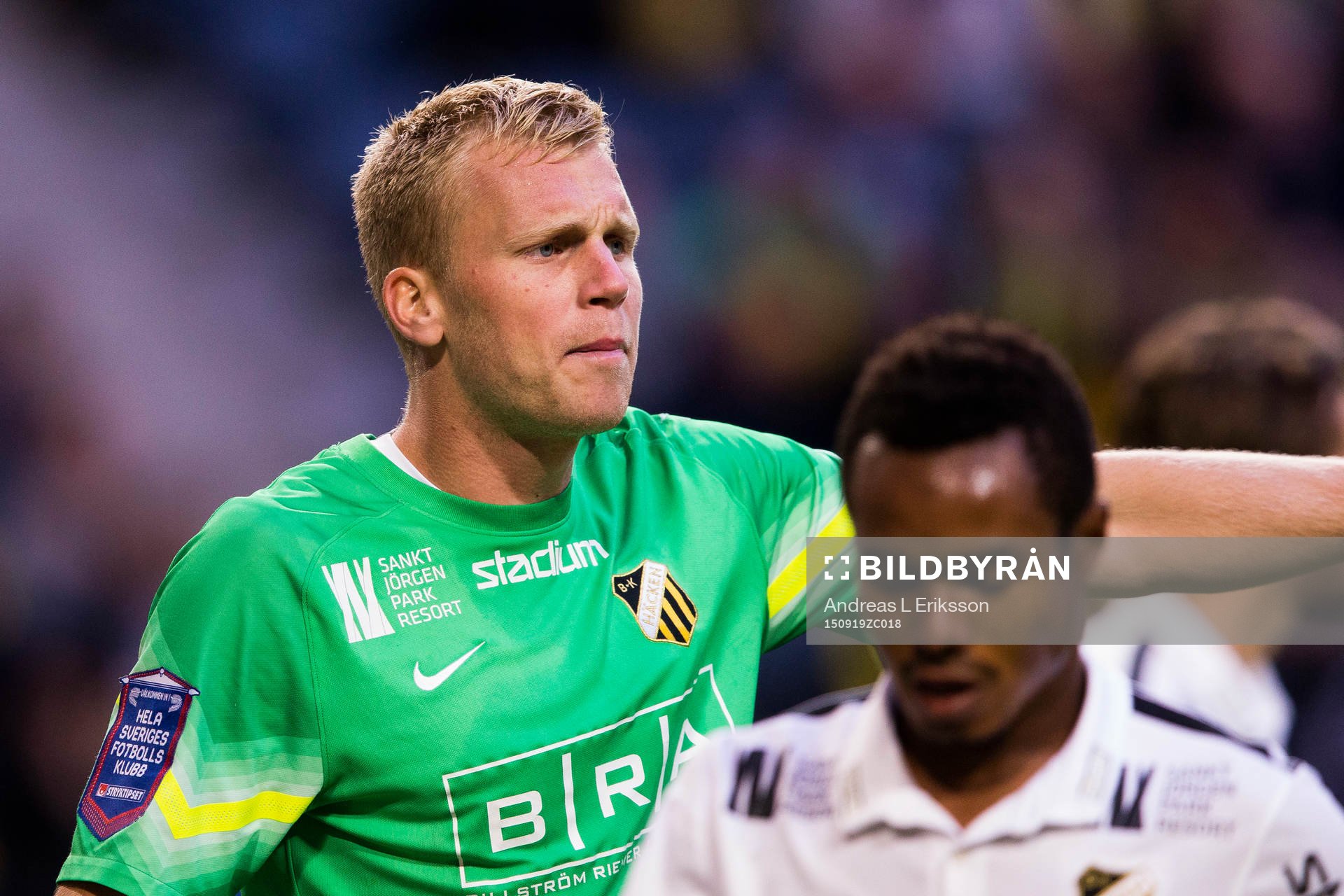 Häckens målvakt Peter Abrahamsson