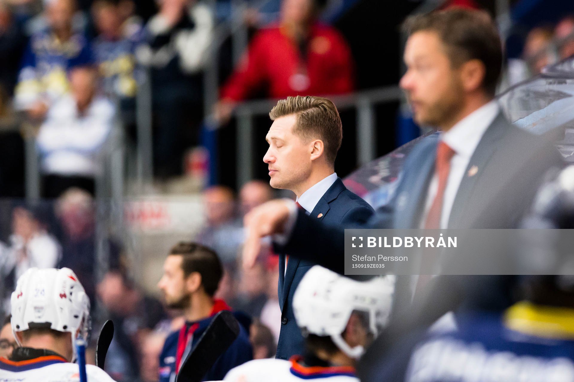 Växjös tränare Sam Hallam