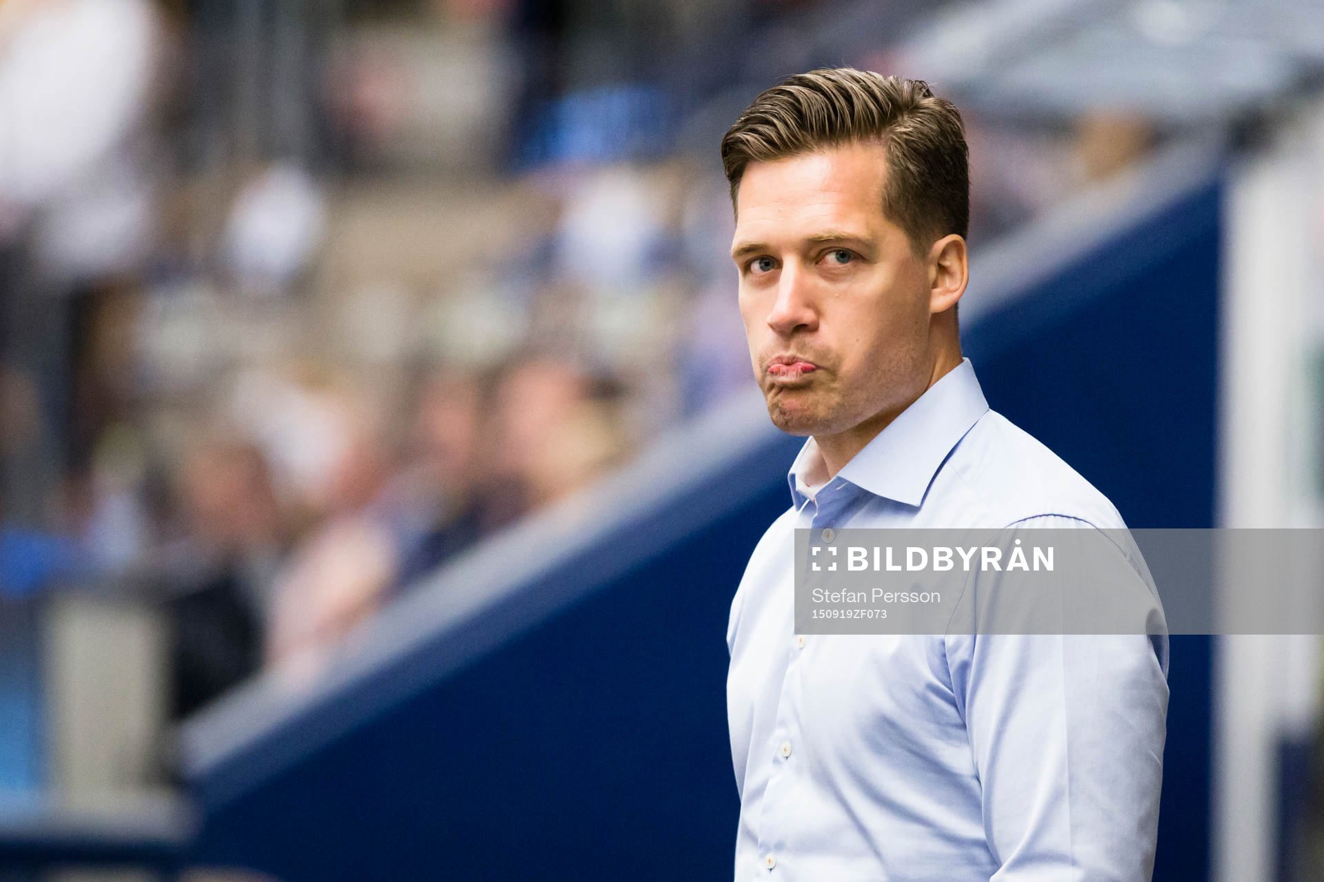 Växjös tränare Sam Hallam