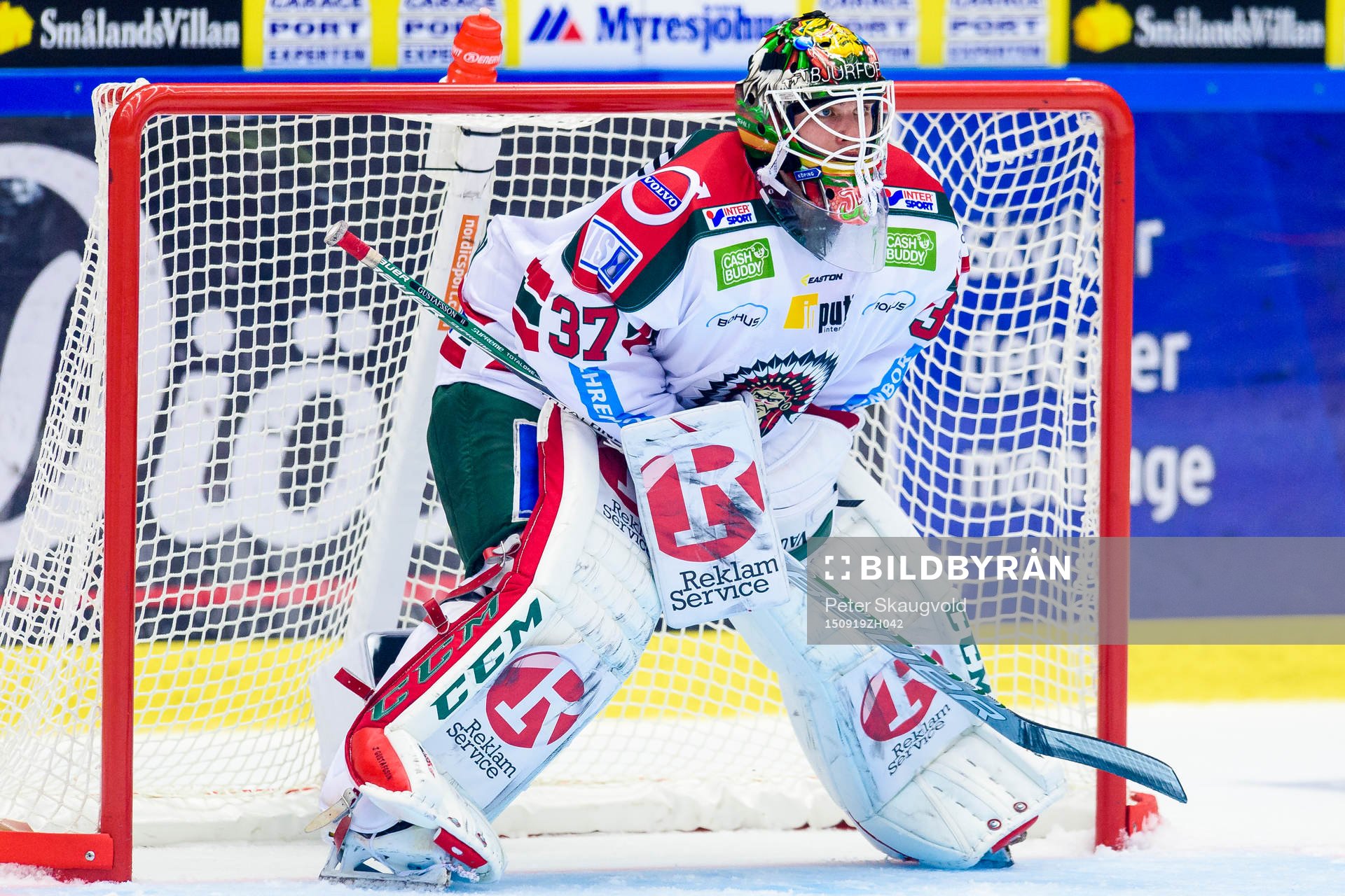 Frölundas målvakt Johan Gustafsson
